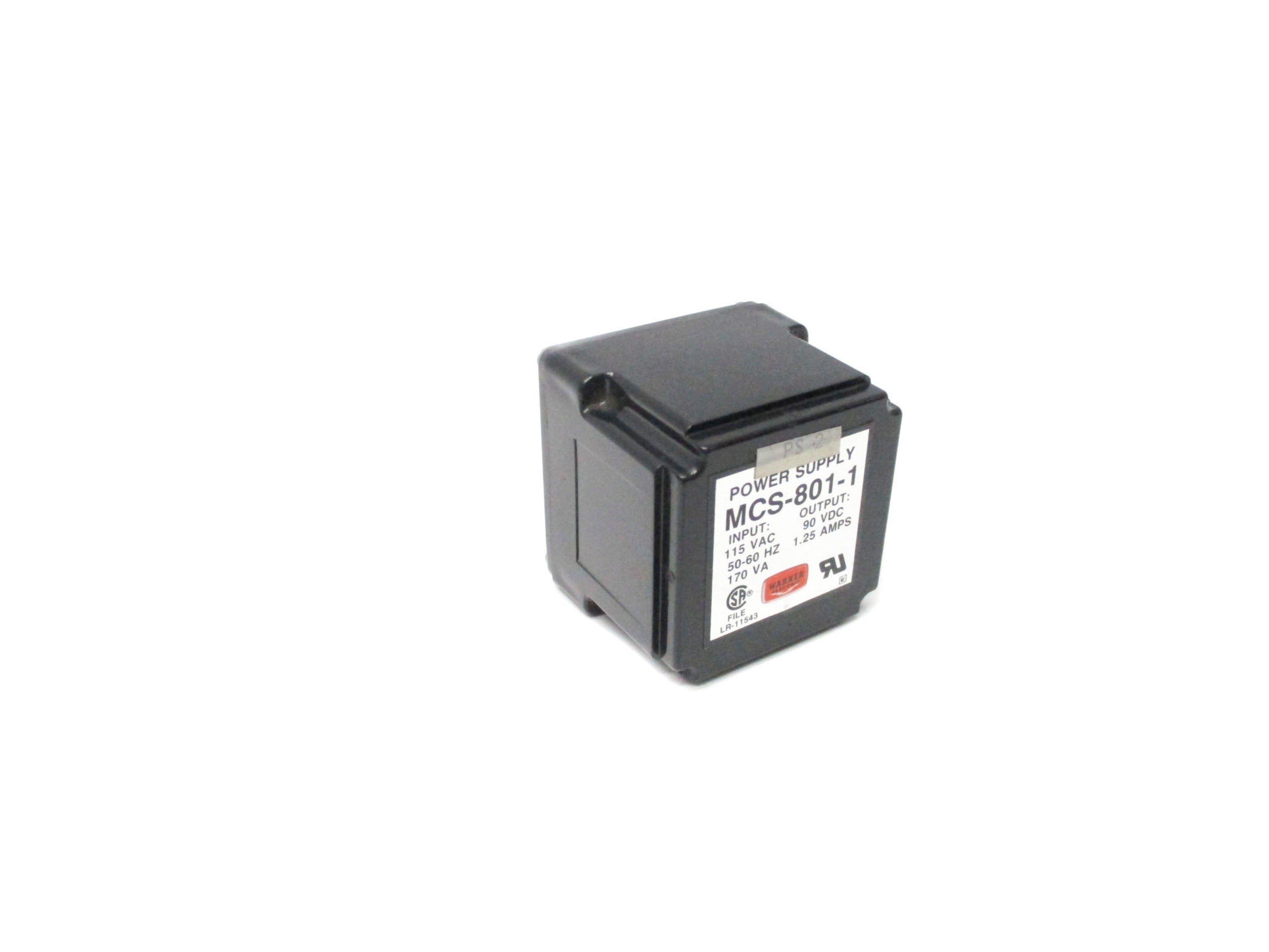 WARNER ELECTRIC MCS-801-1 115VAC UNMP