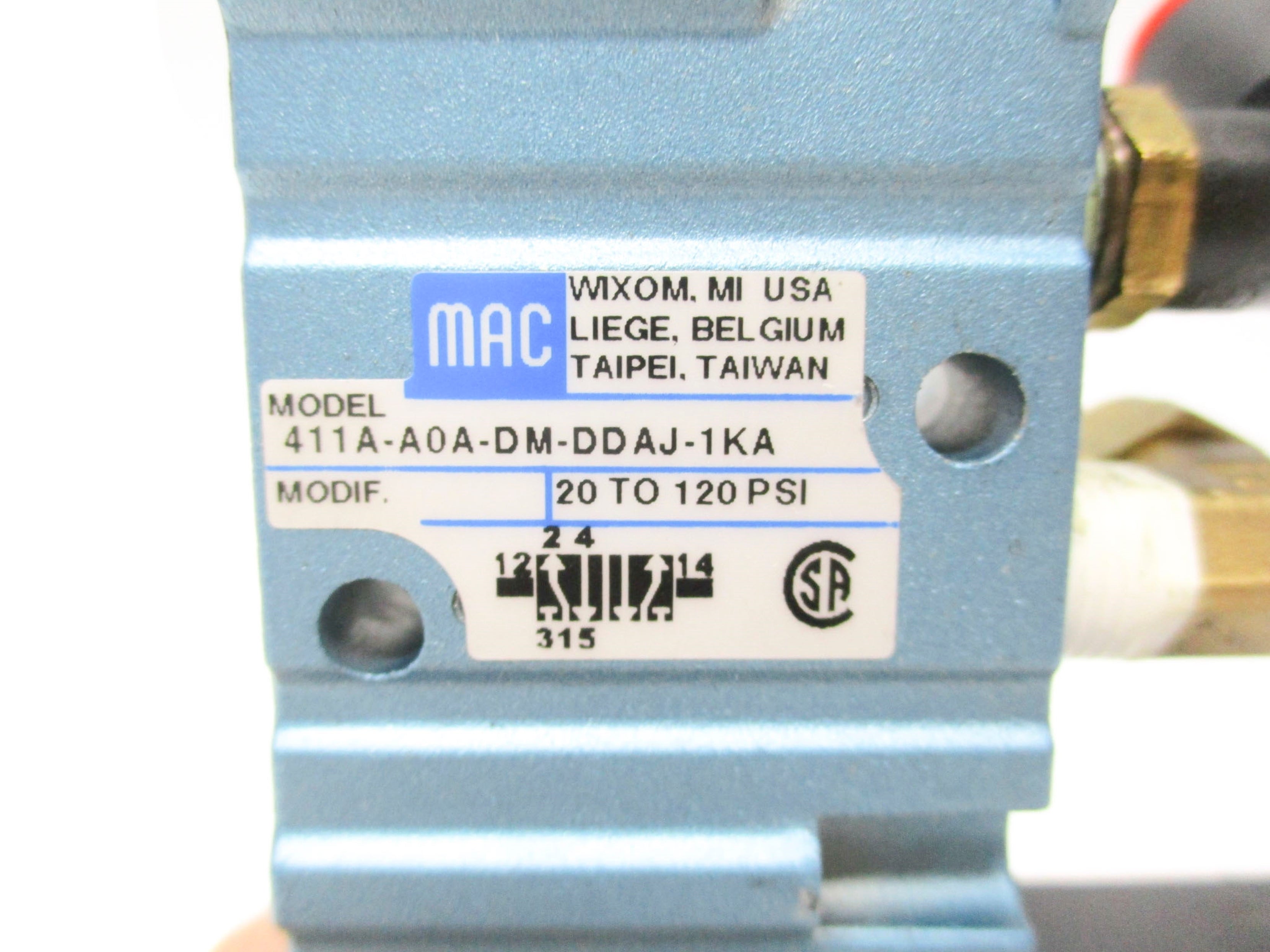MAC 411-A0A-DM-DDAJ-1KA UNMP
