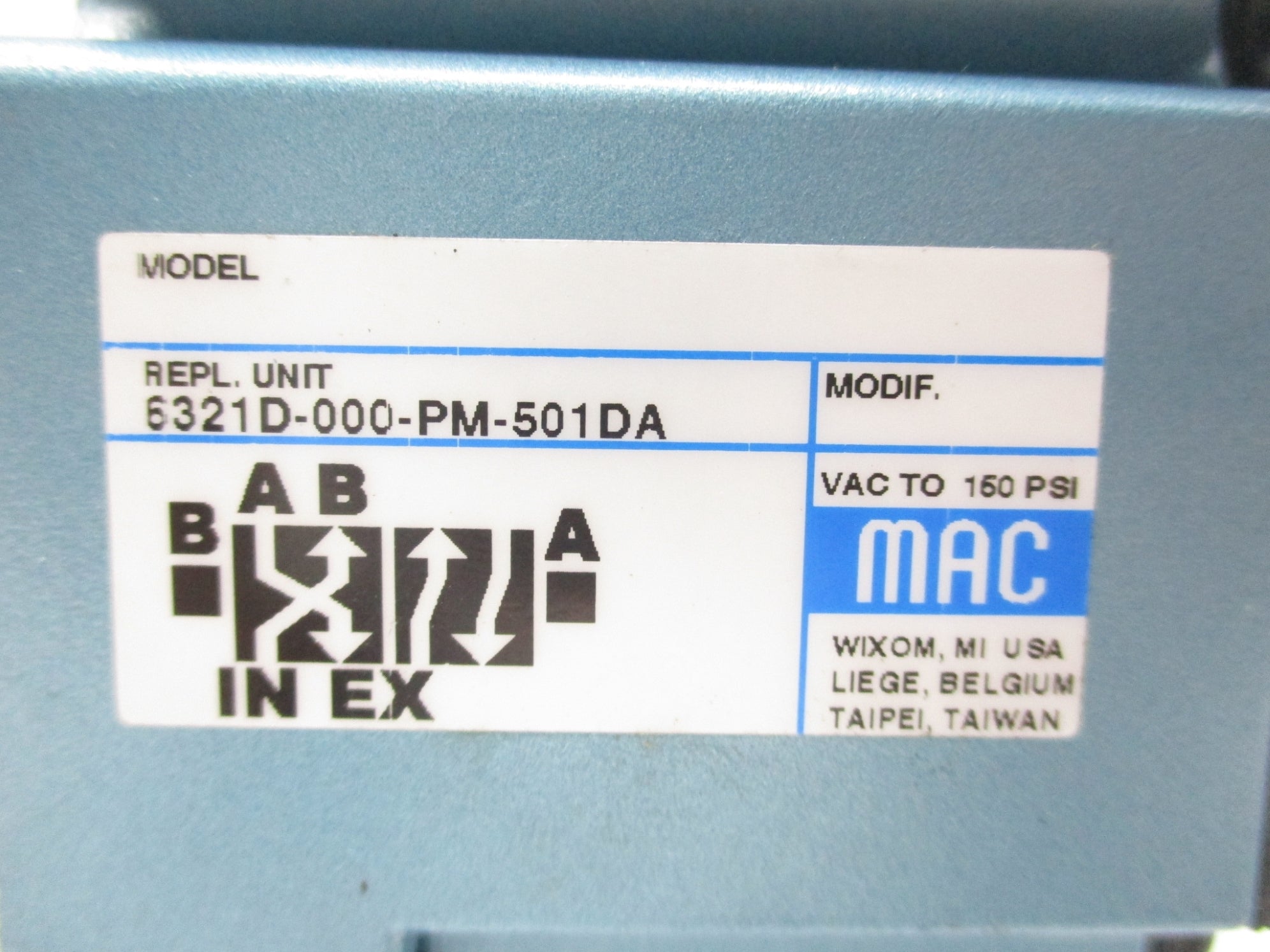 MAC 6321D-000-PM-501DA NSNP
