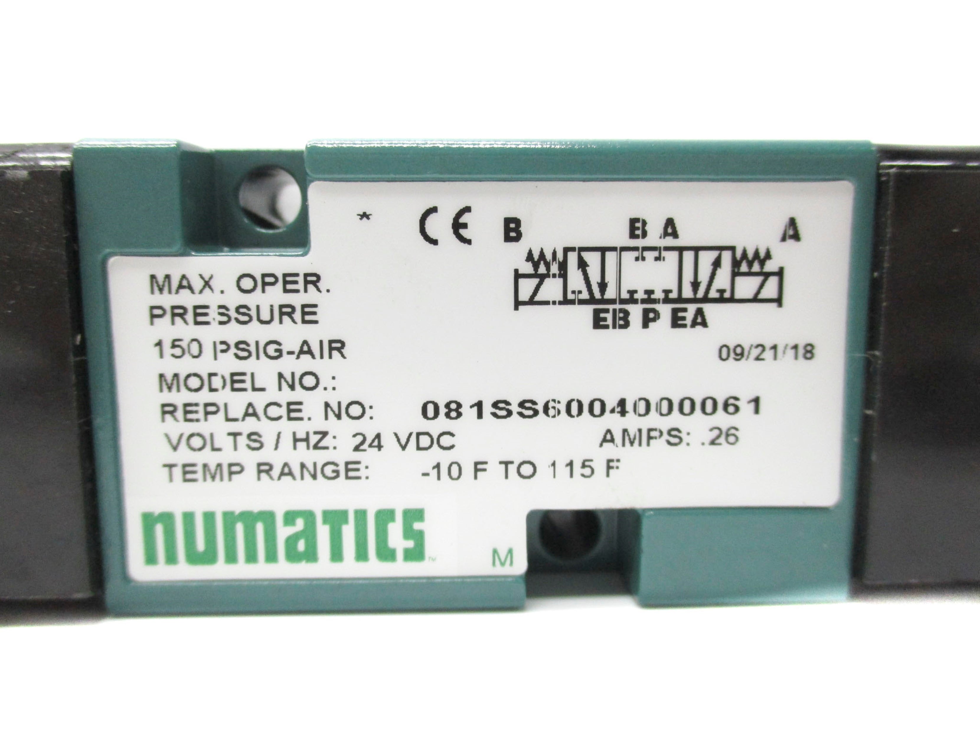 NUMATICS 081SS6004000061 NSNP