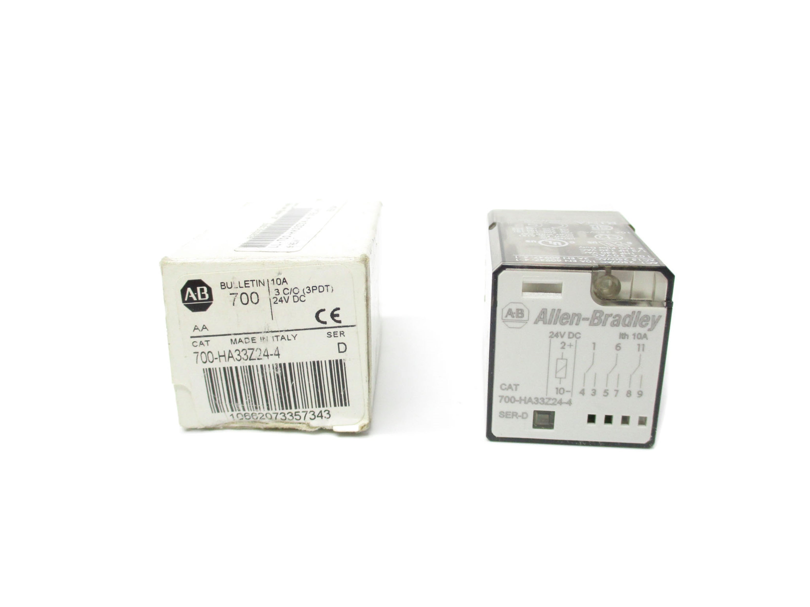 ALLEN BRADLEY 700-HA33Z24-4 SER. D 24V (WH) NSMP