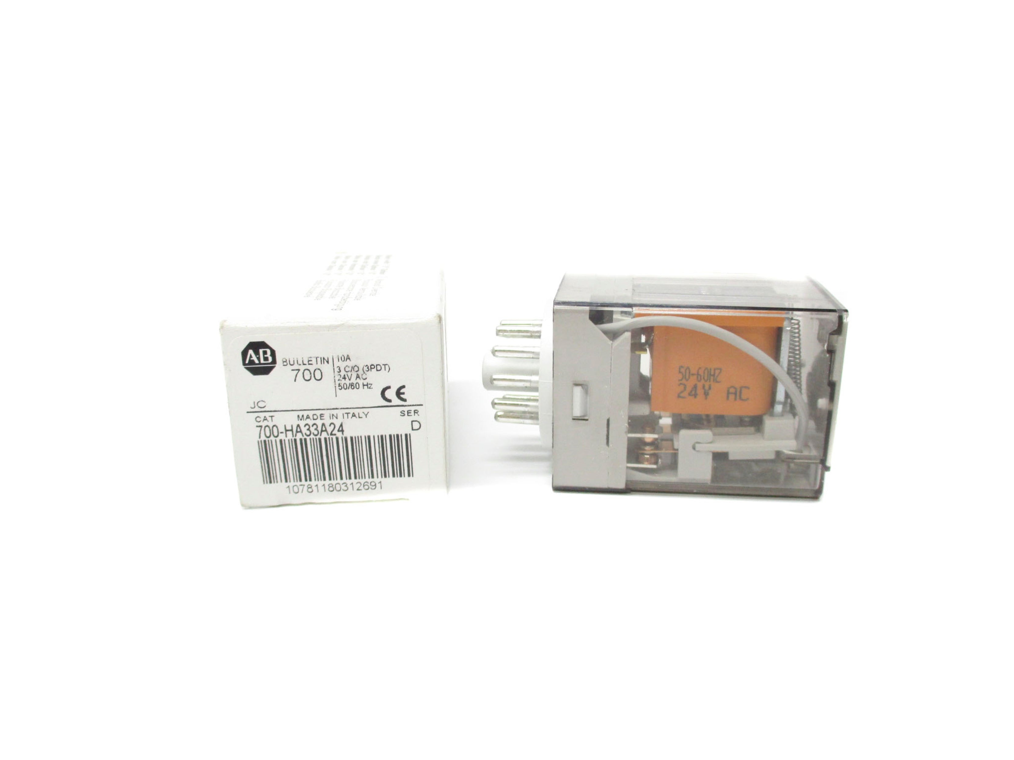 INDUSTRIAL SPARE PART 700-HA33A24 SER. D 24VAC 10A (WH) NSMP