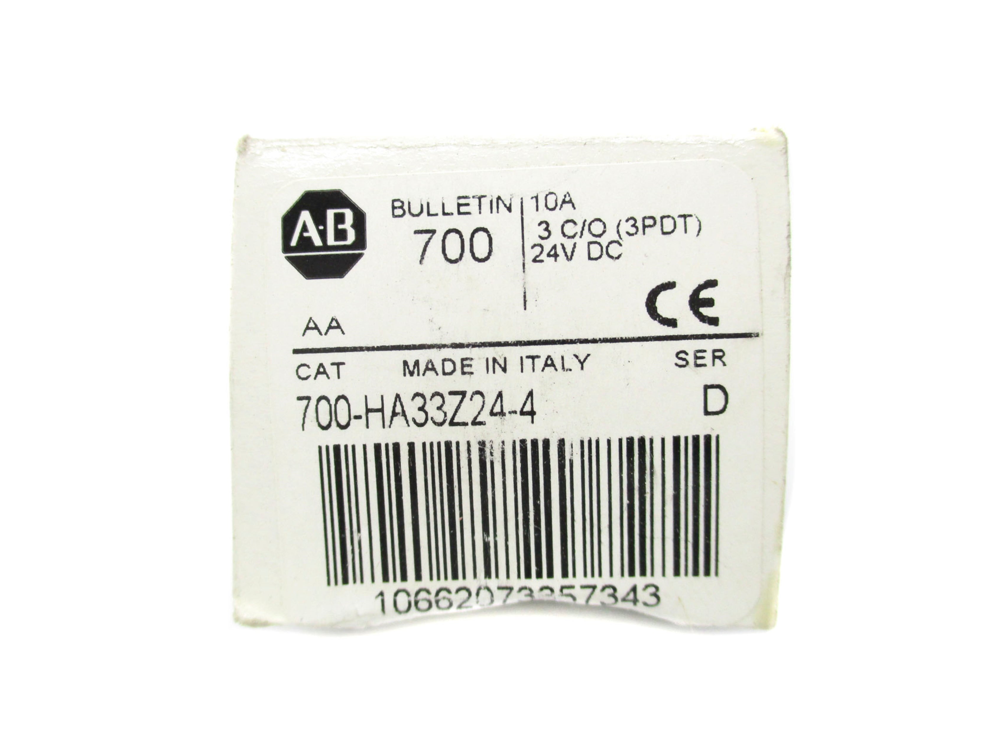INDUSTRIAL SPARE PART 700-HA33Z24-4 SER. D 24VDC 10A (WH) NSMP