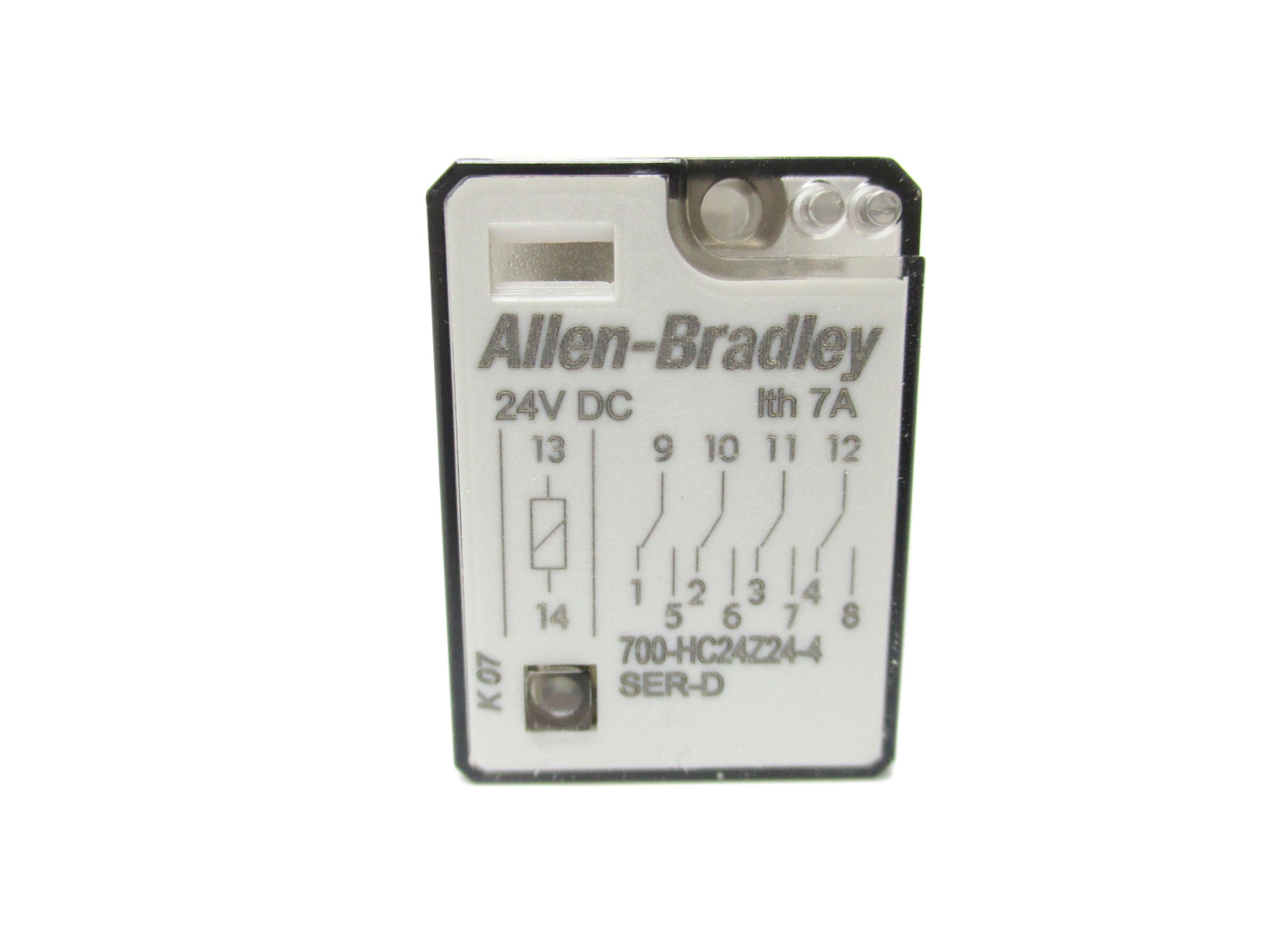 ALLEN BRADLEY 700-HC24Z24-4 SER. D 24V (WH) NSMP