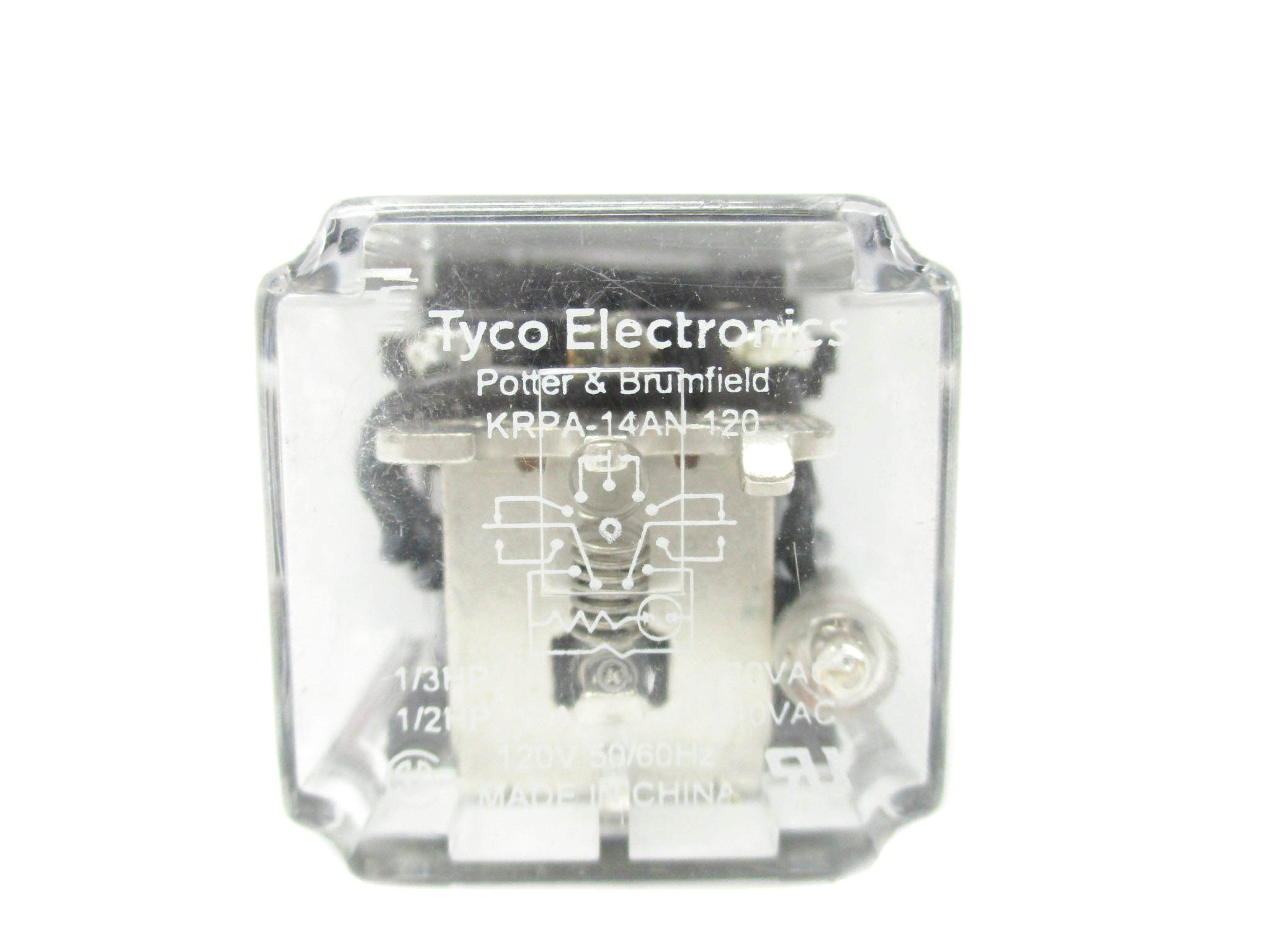 TYCO ELECTRONICS KRPA-14AN-120 120V 10A UNMP