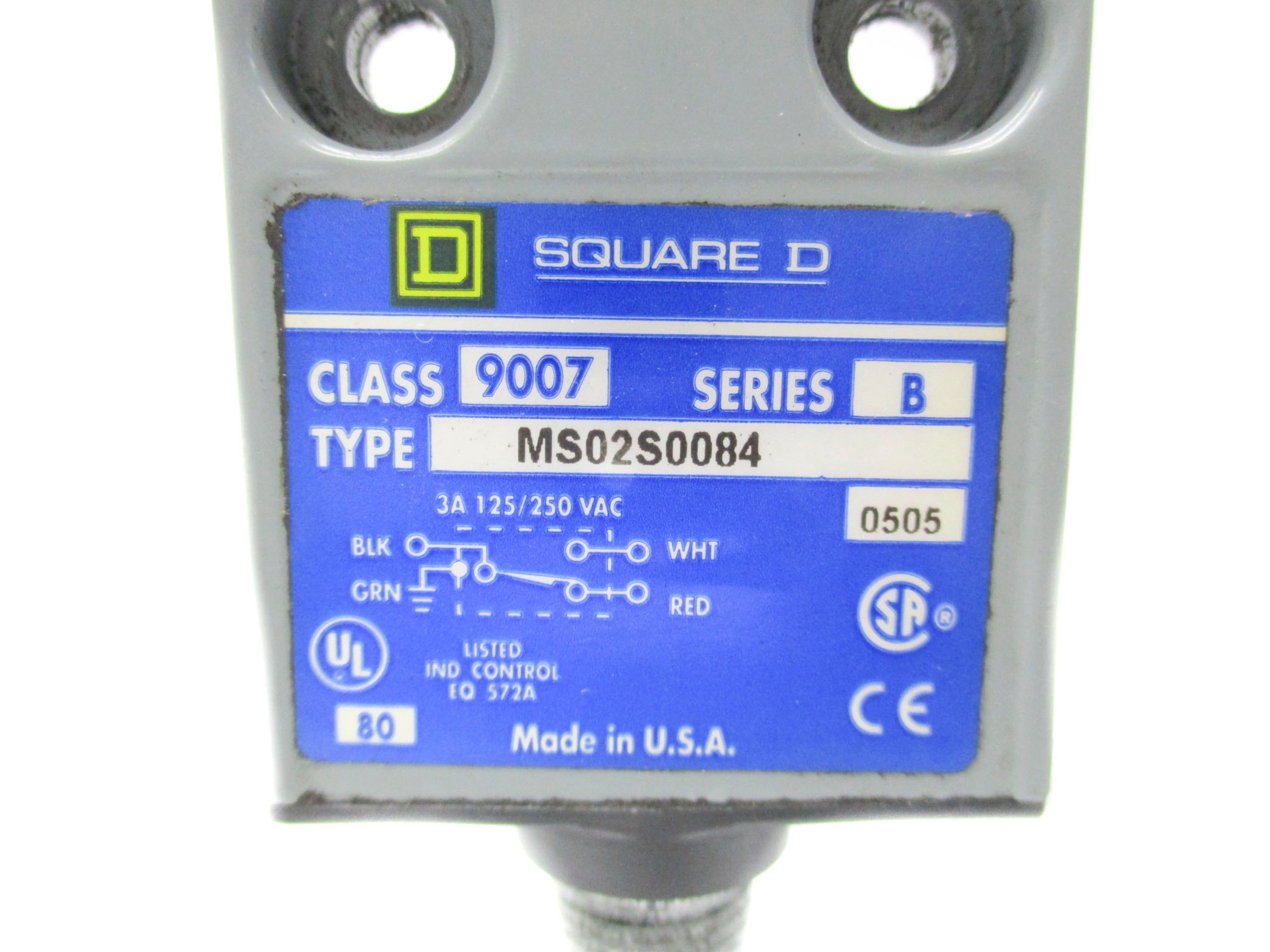 SQUARE D 9007 MS02S0084 SER. B UNMP
