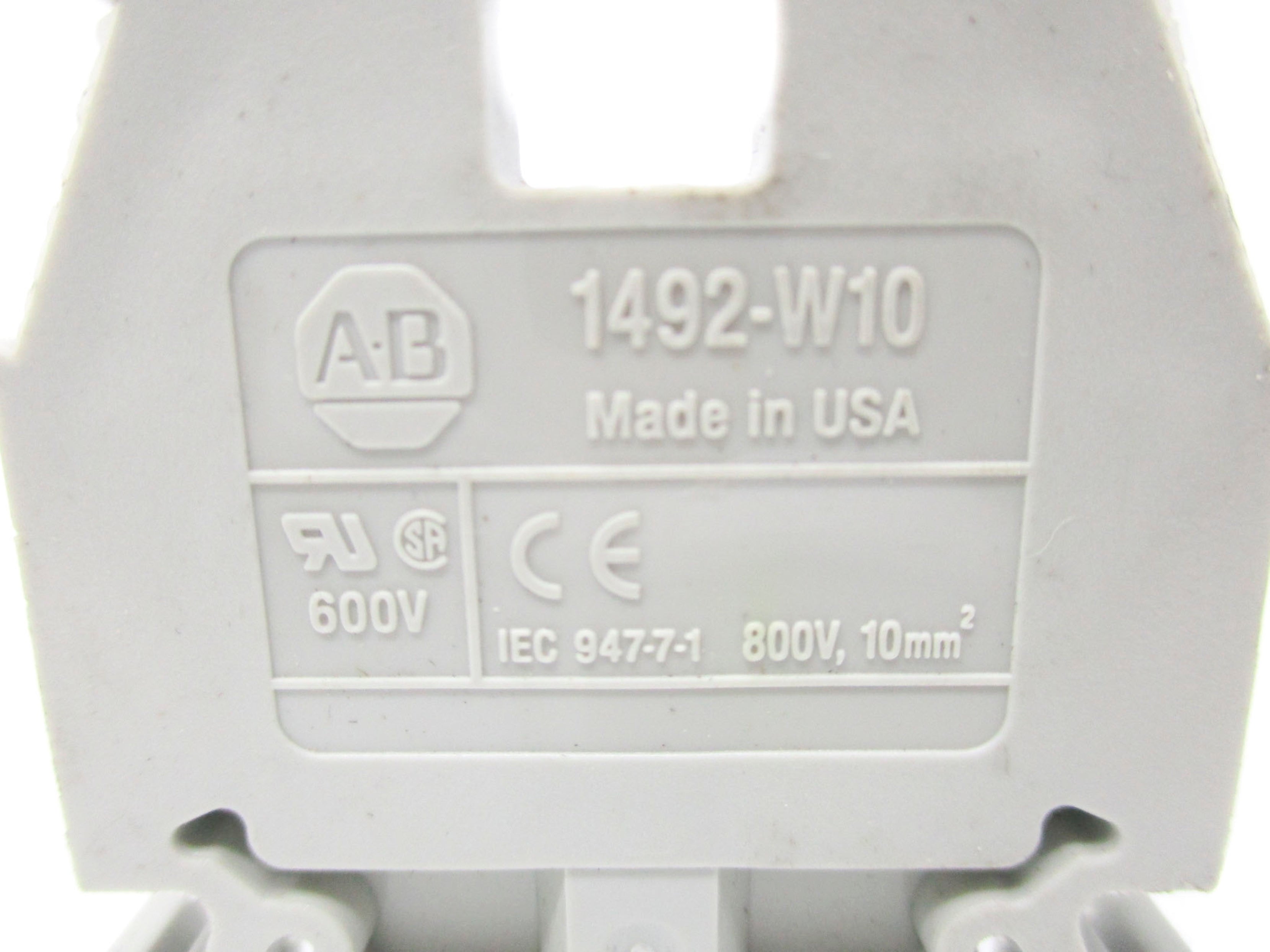 ALLEN BRADLEY 1492-W10 UNMP