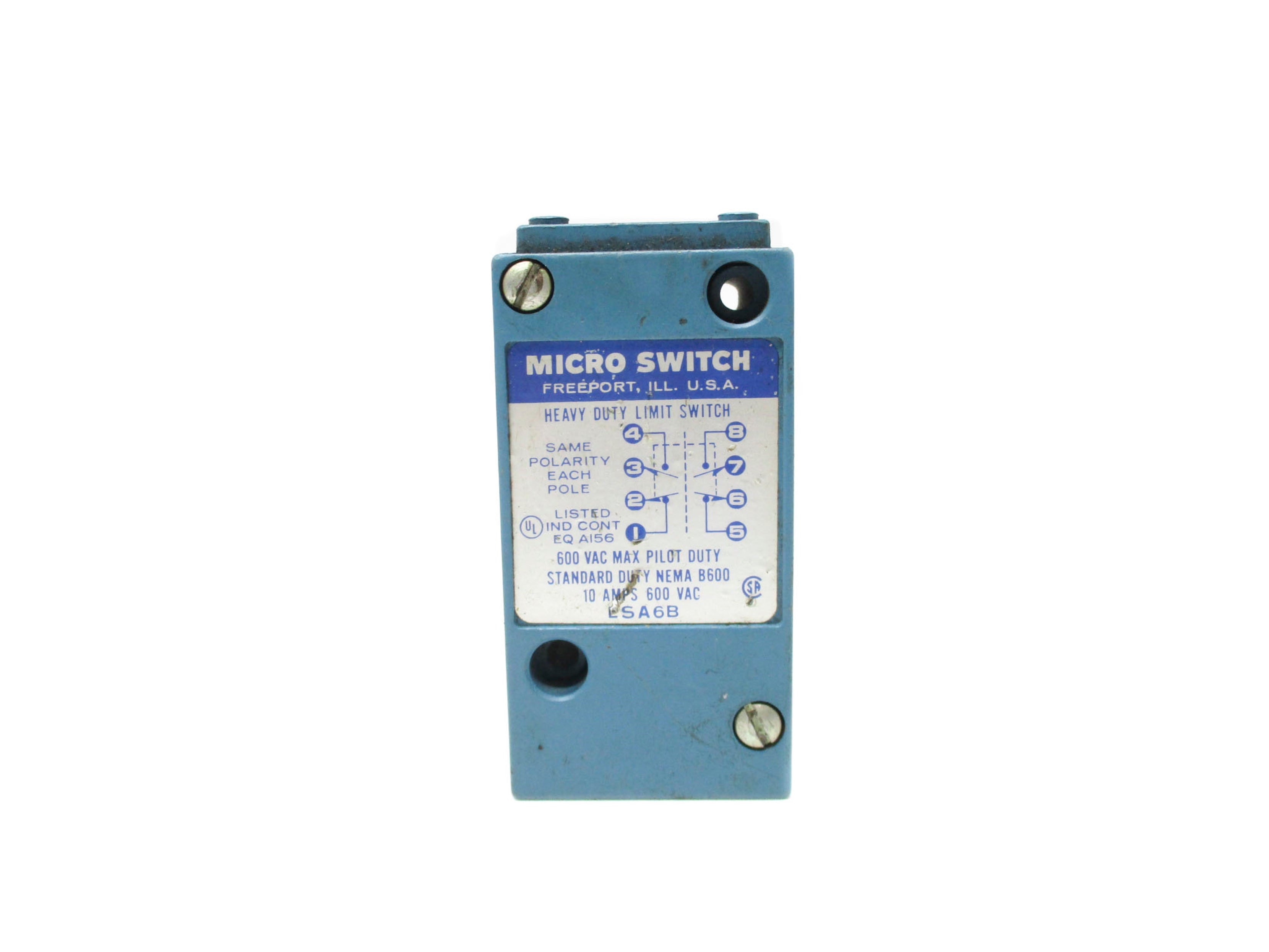 MICRO SWITCH LSA6B (AS PICTURED) UNMP