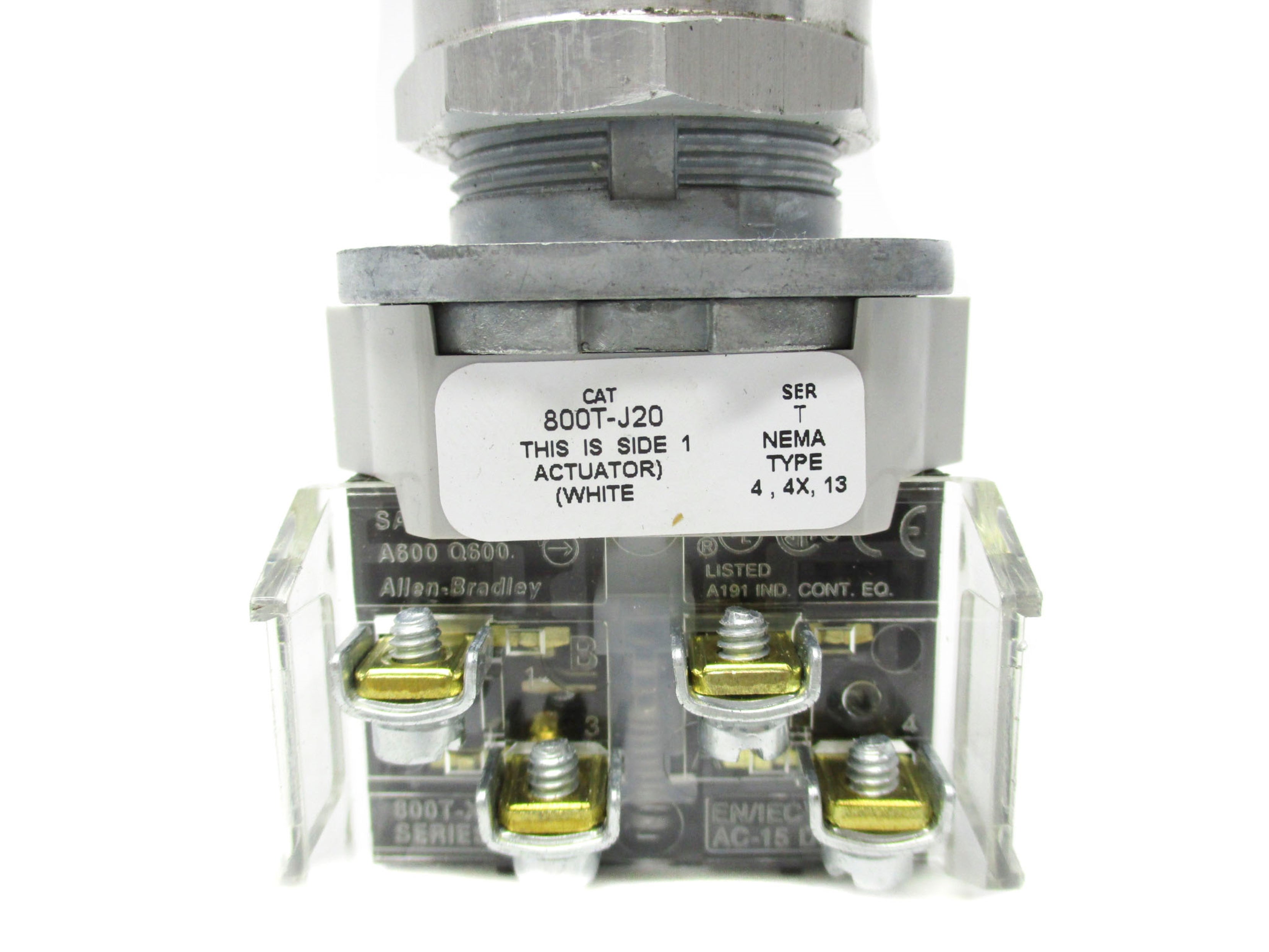 ALLEN BRADLEY 800T-J20 SER. T UNMP