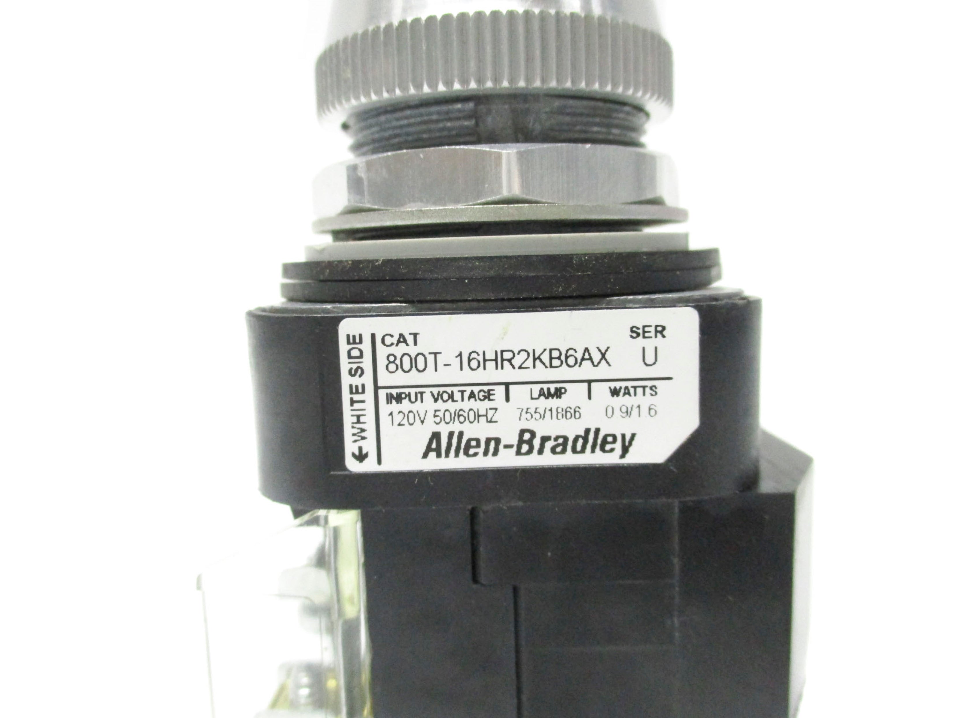 ALLEN BRADLEY 800T-16HR2KB6AX SER. U UNMP