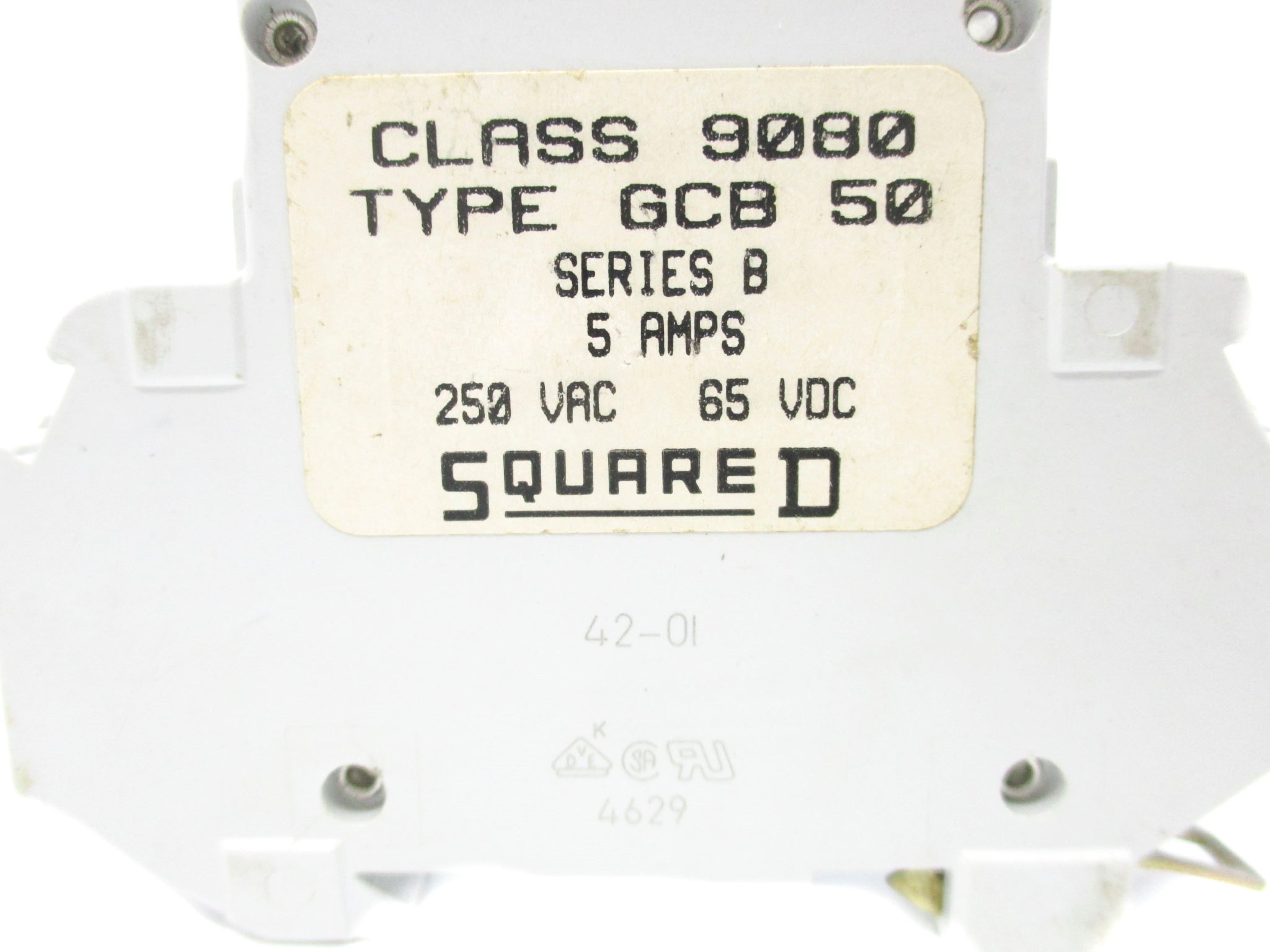 SQUARE D 9080 GCB50 SER. B 250V UNMP