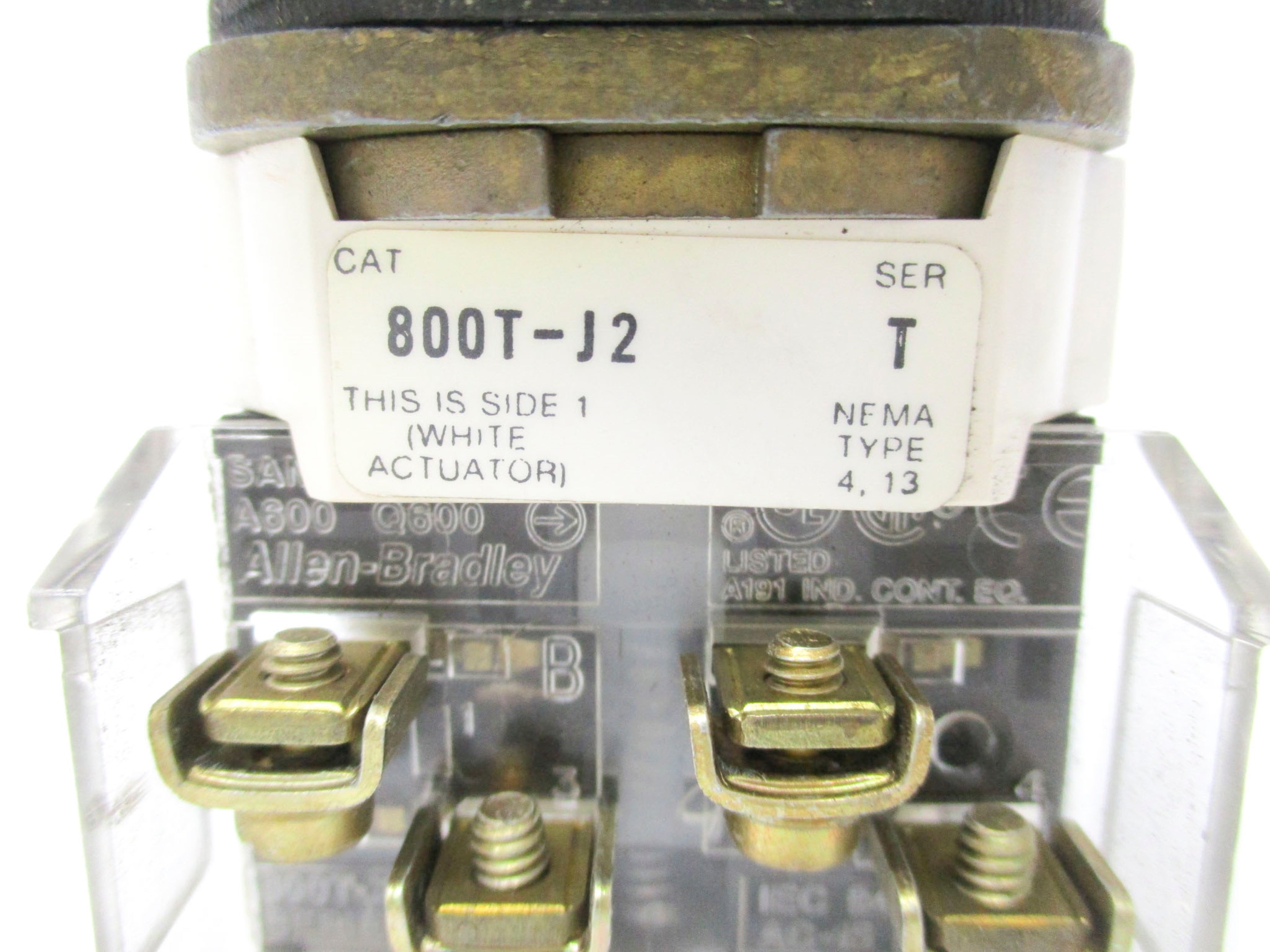 ALLEN BRADLEY 800T-J2 SER. T UNMP