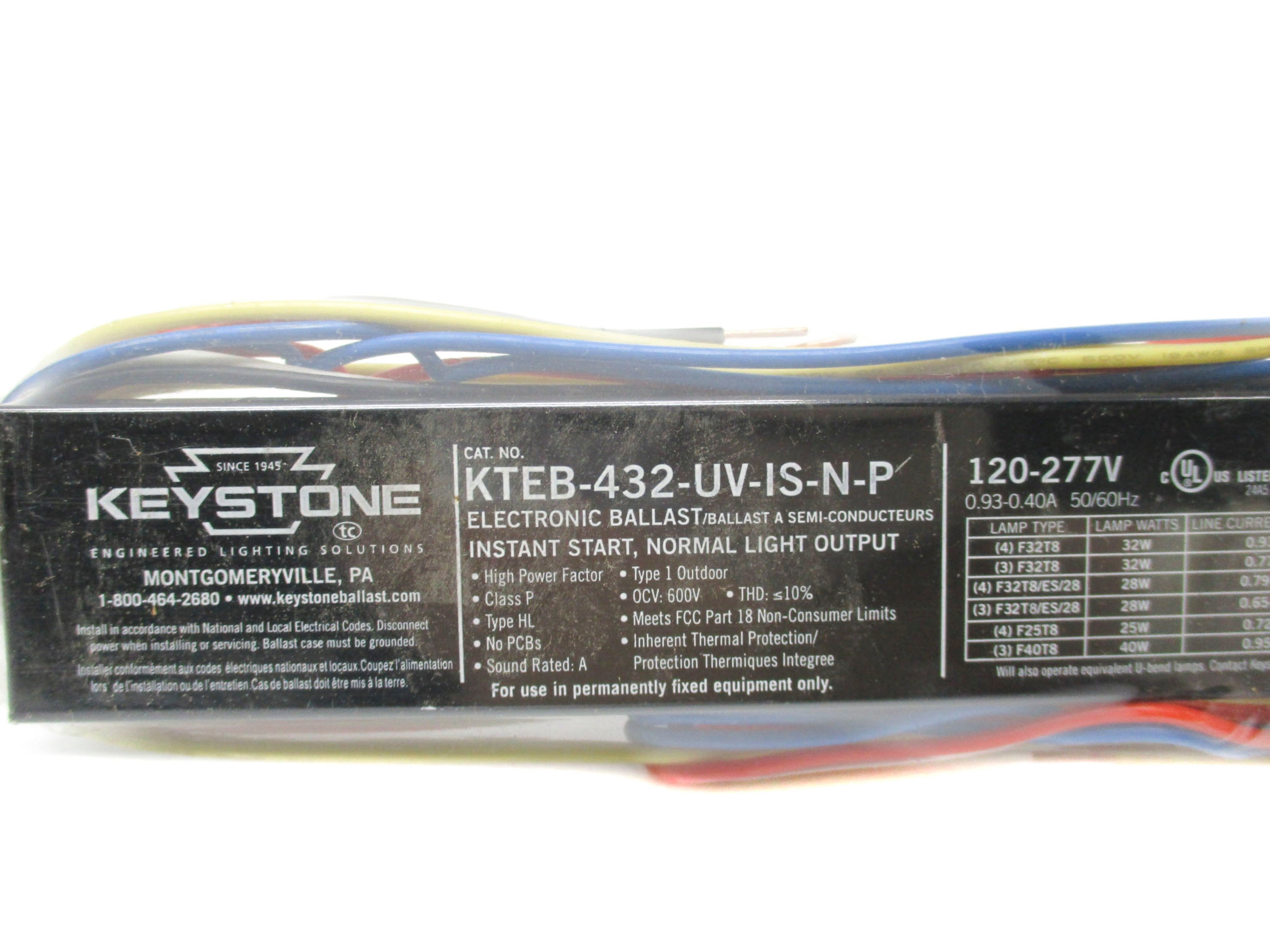 KEYSTONE KTEB-432-UV-IS-N-P NSNP