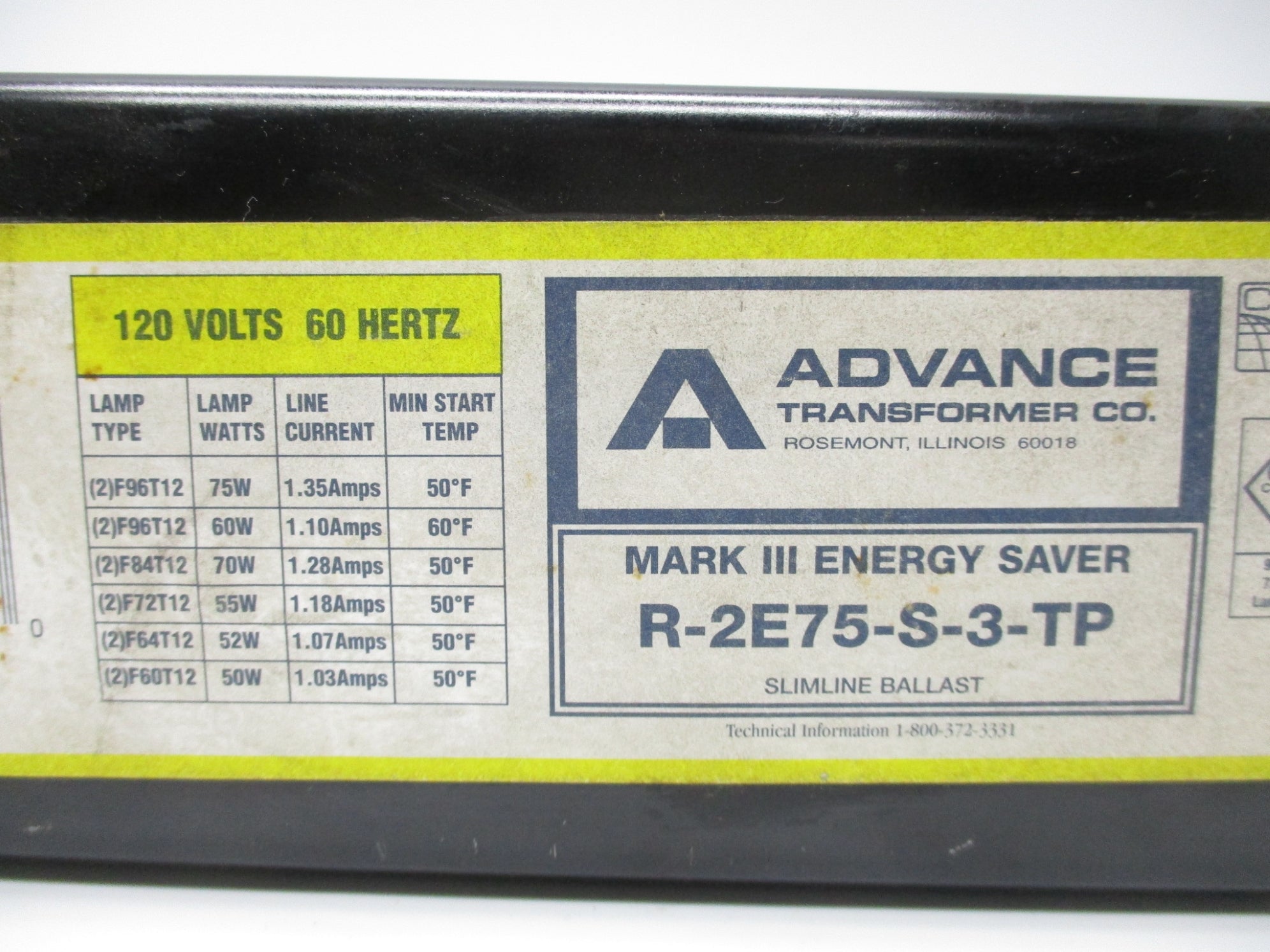 ADVANCE R-2E75-S-TP UNMP