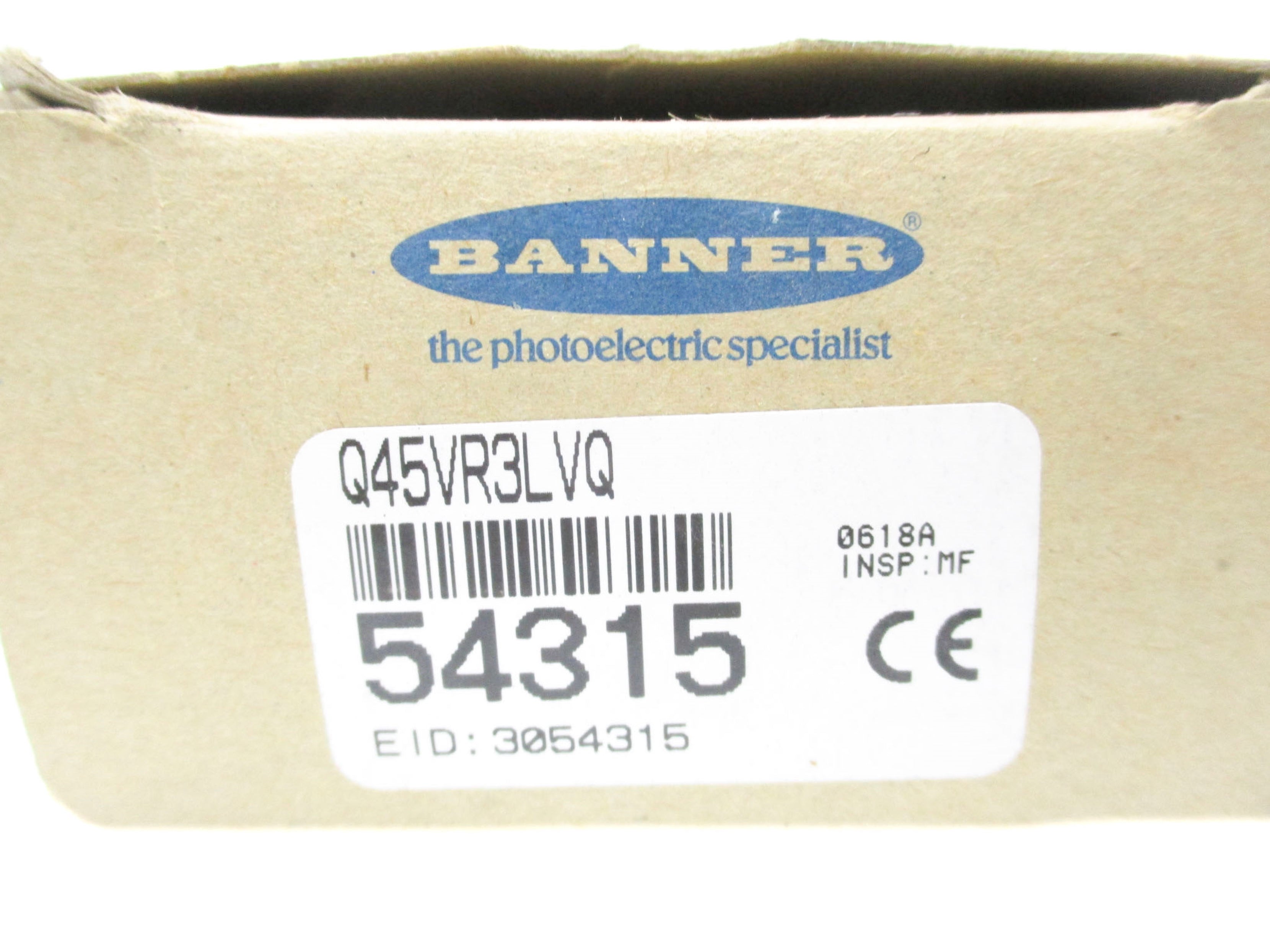 BANNER ENGINEERING Q45VR3LVQ 54315 24-250VAC NSMP
