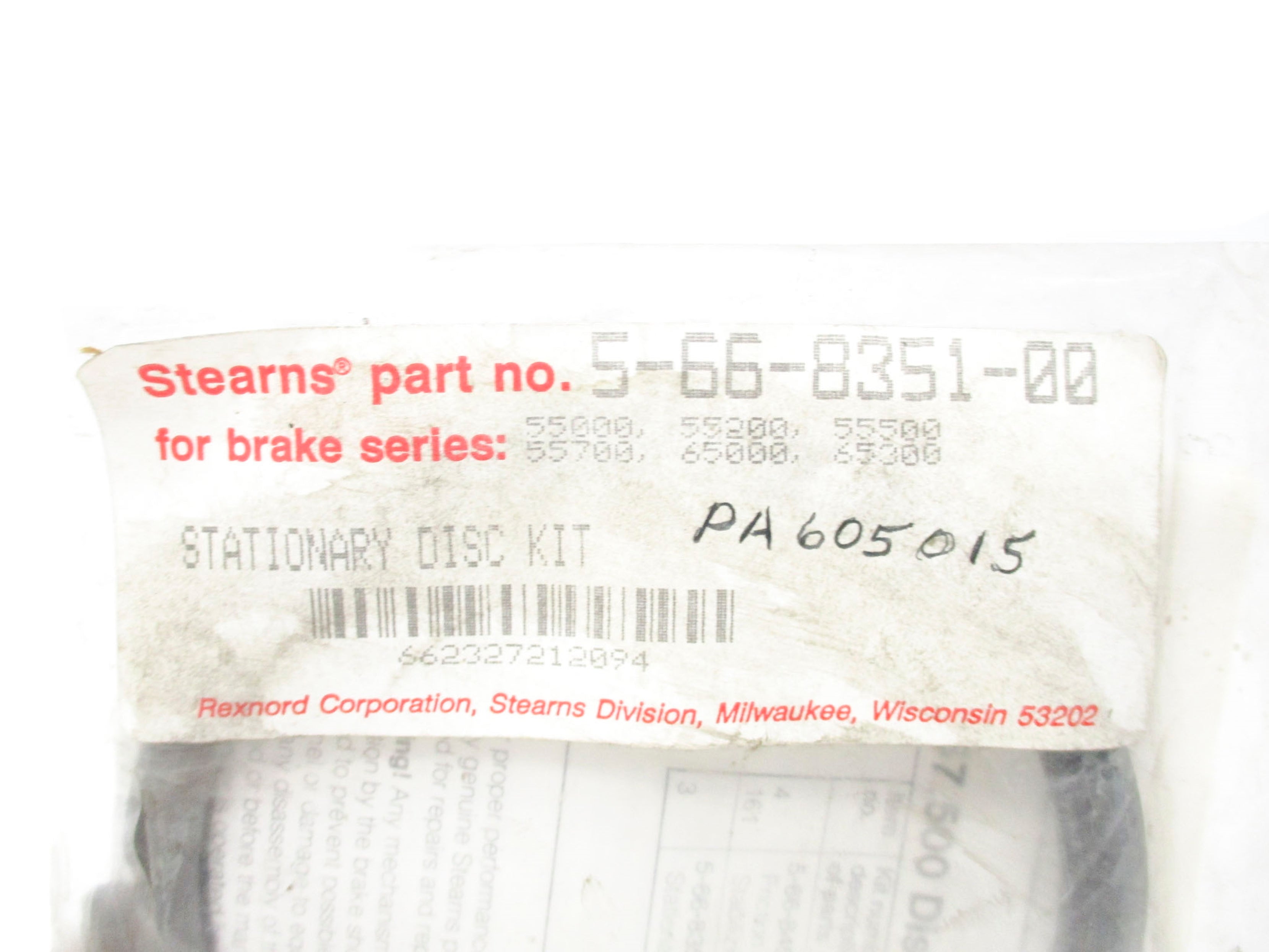 STEARNS 5-66-8351-00 NSMP