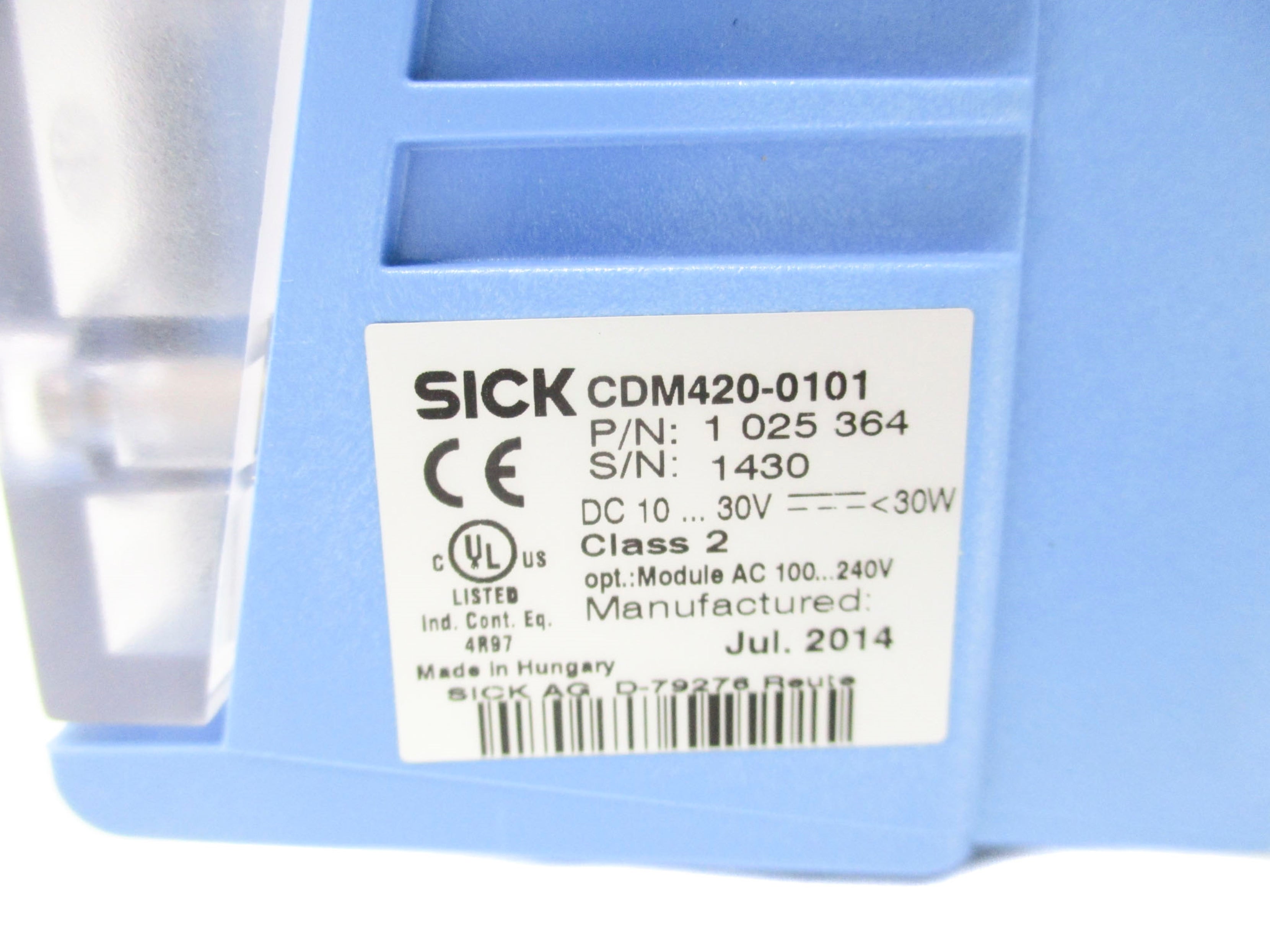 SICK CDM420-0101 1025364 100-240VAC NSMP