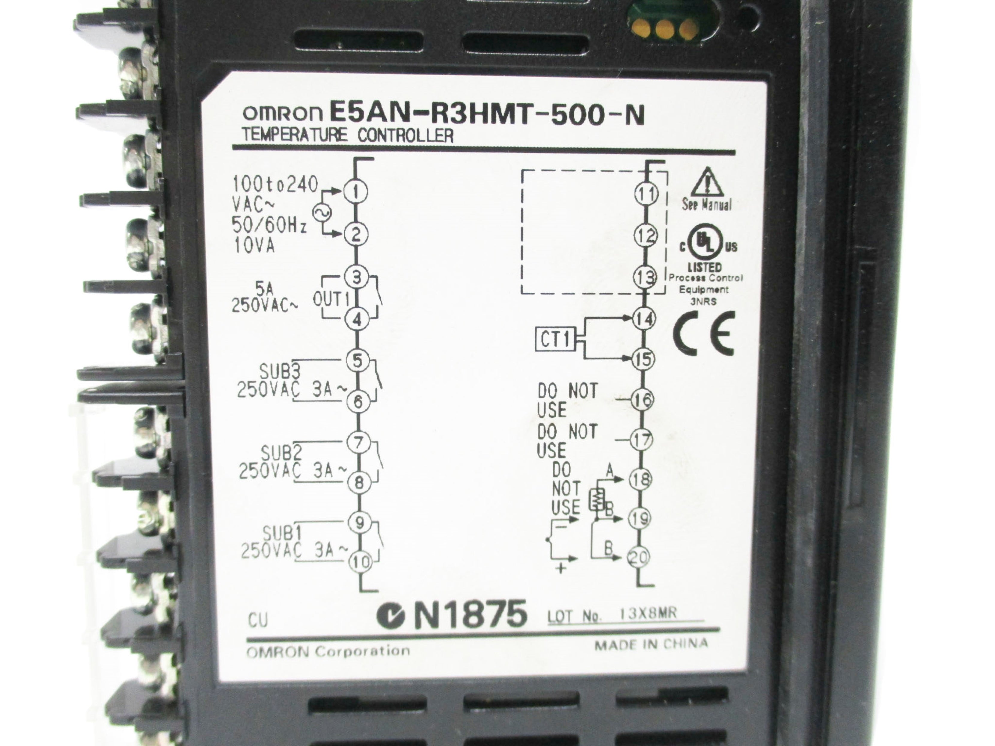 OMRON E5AN-R3HMT-500-N NSMP