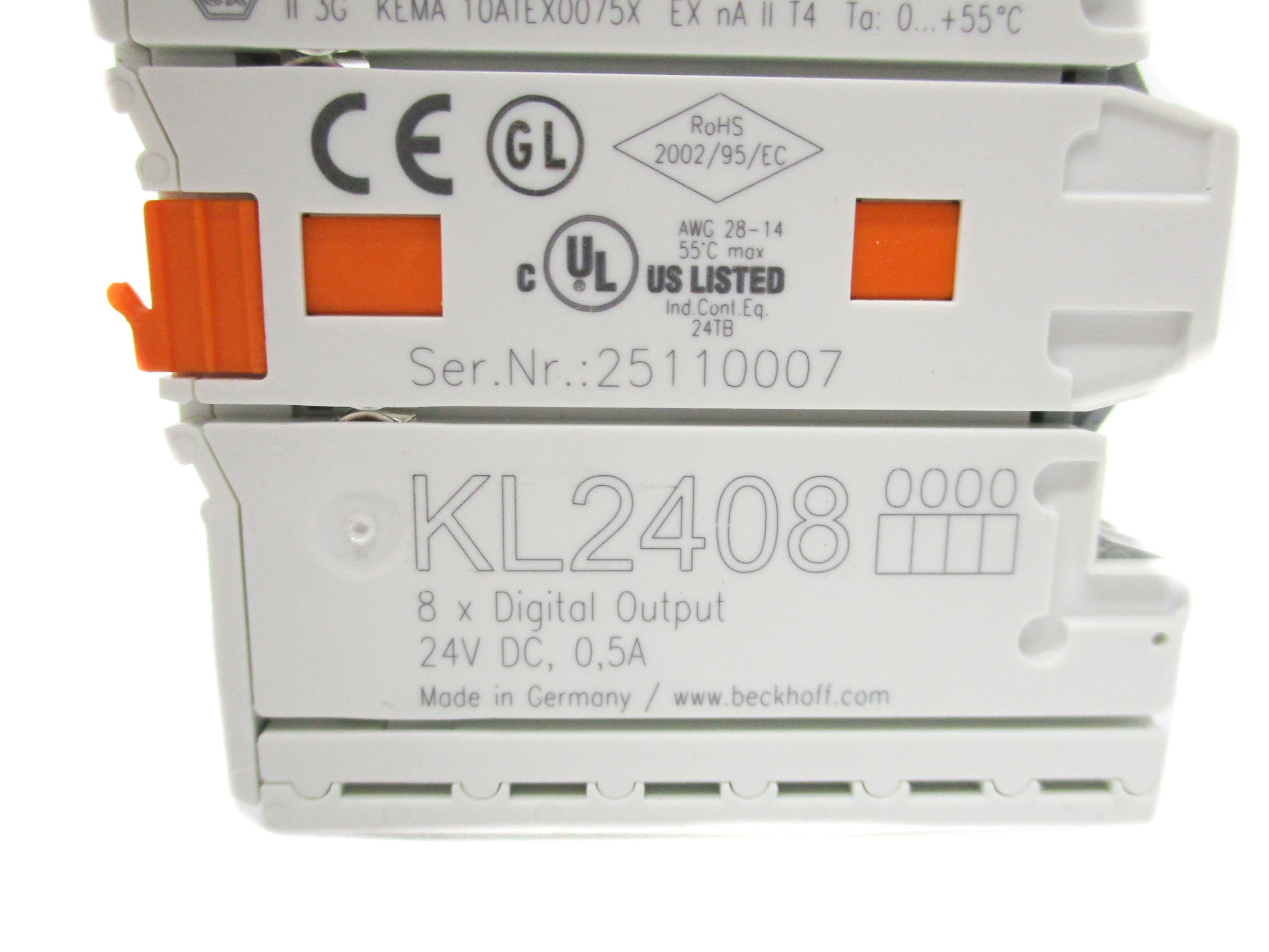 BECKOFF KL2408 24VDC 0.5A UNMP