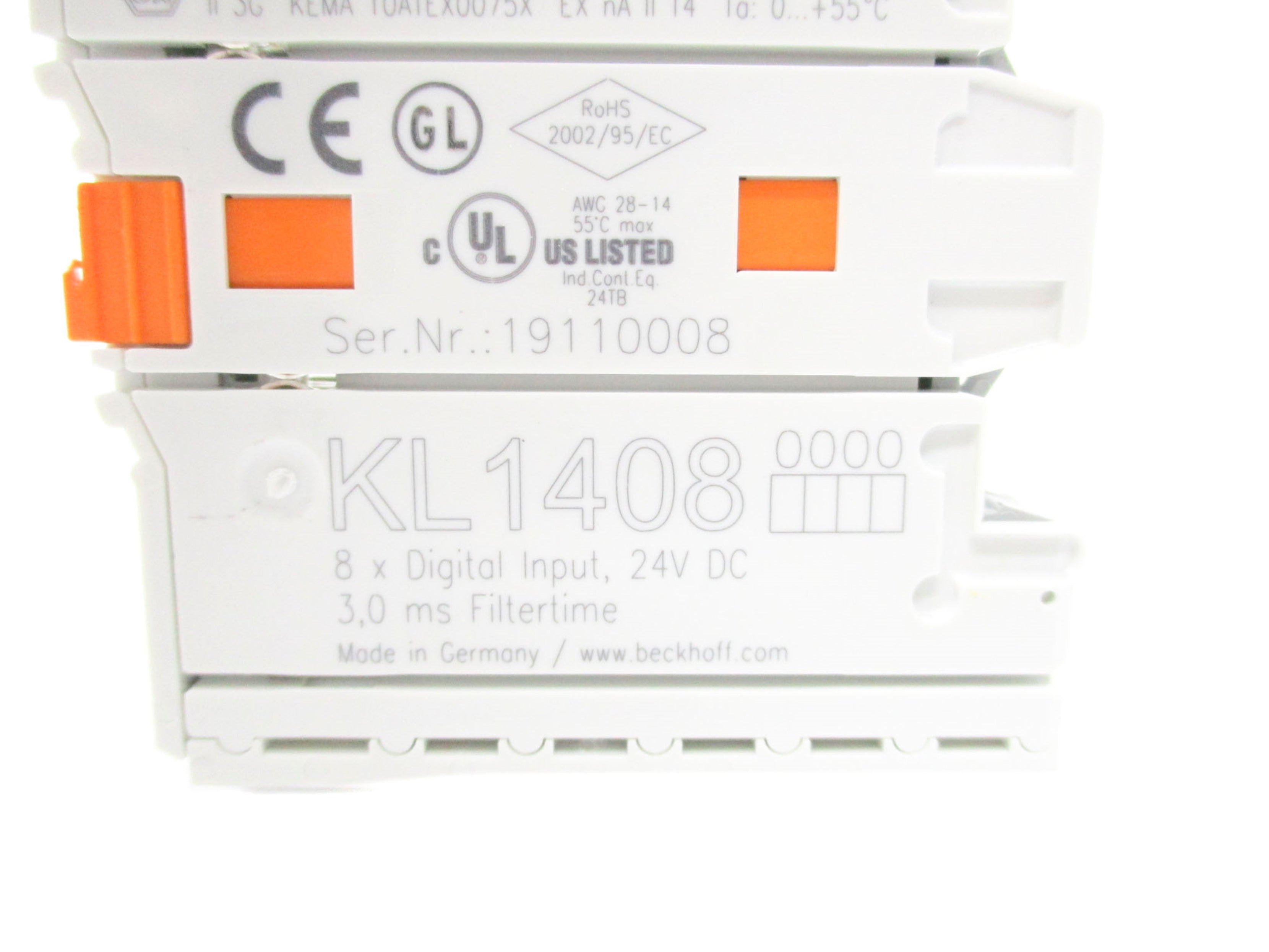 BECKHOFF KL1408 24VDC UNMP