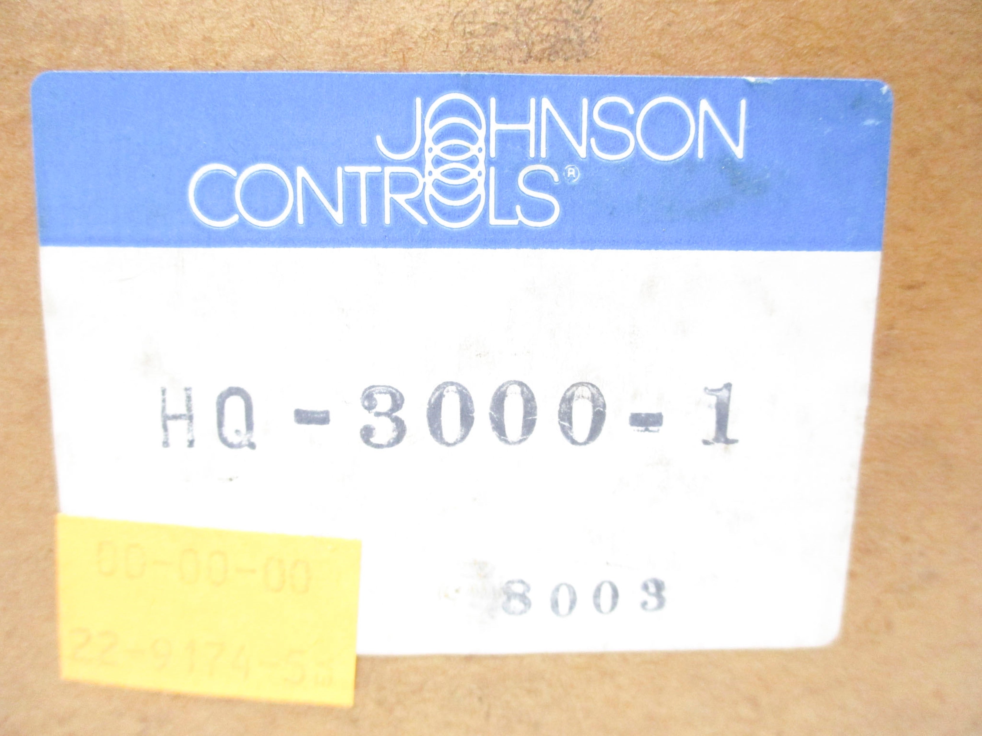 JOHNSON CONTROLS HQ-3000-1 NSMP
