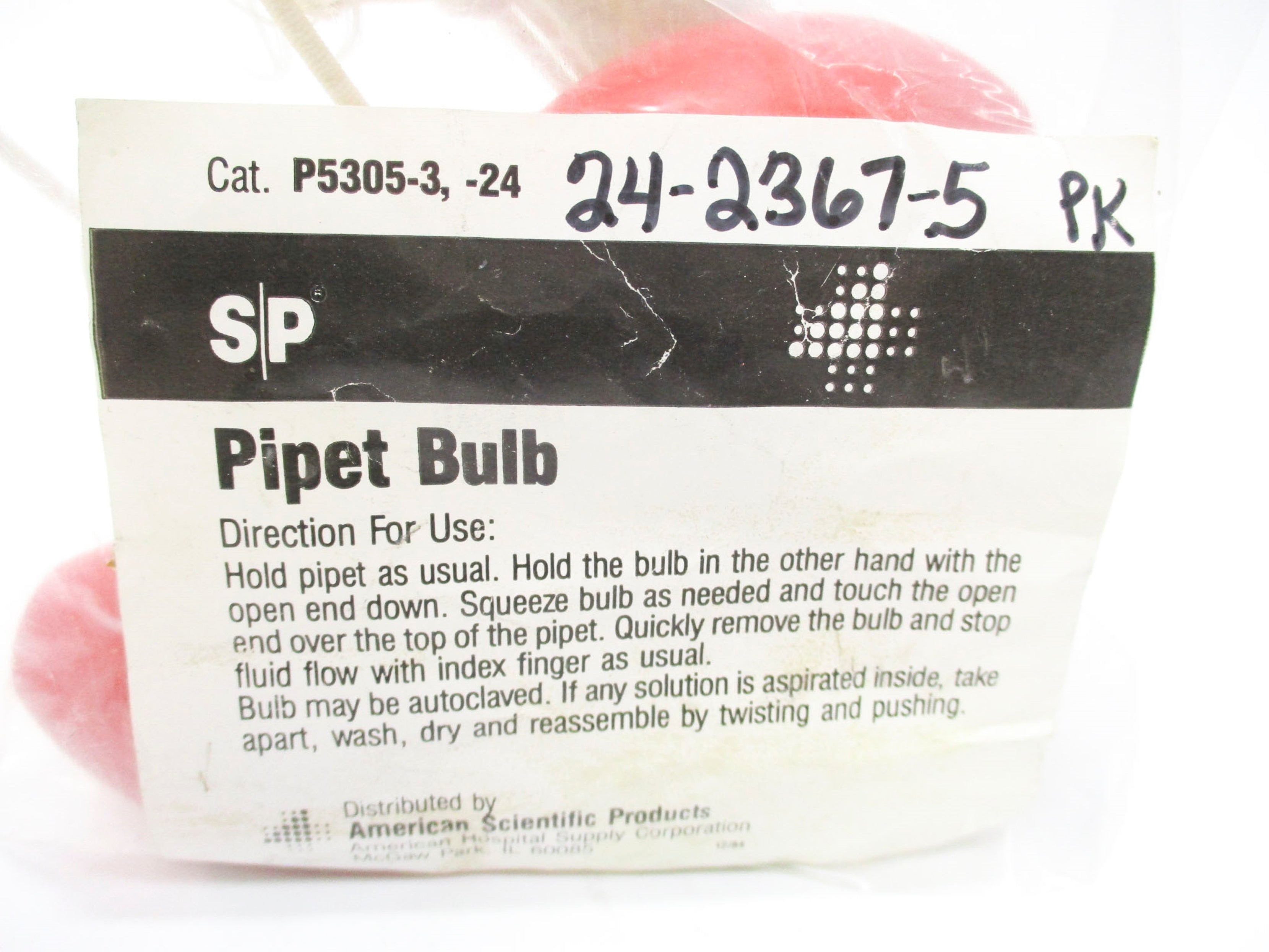 AMERICAN SCIENTIFIC P5305-3,-24 (PKG OF 3) NSMP