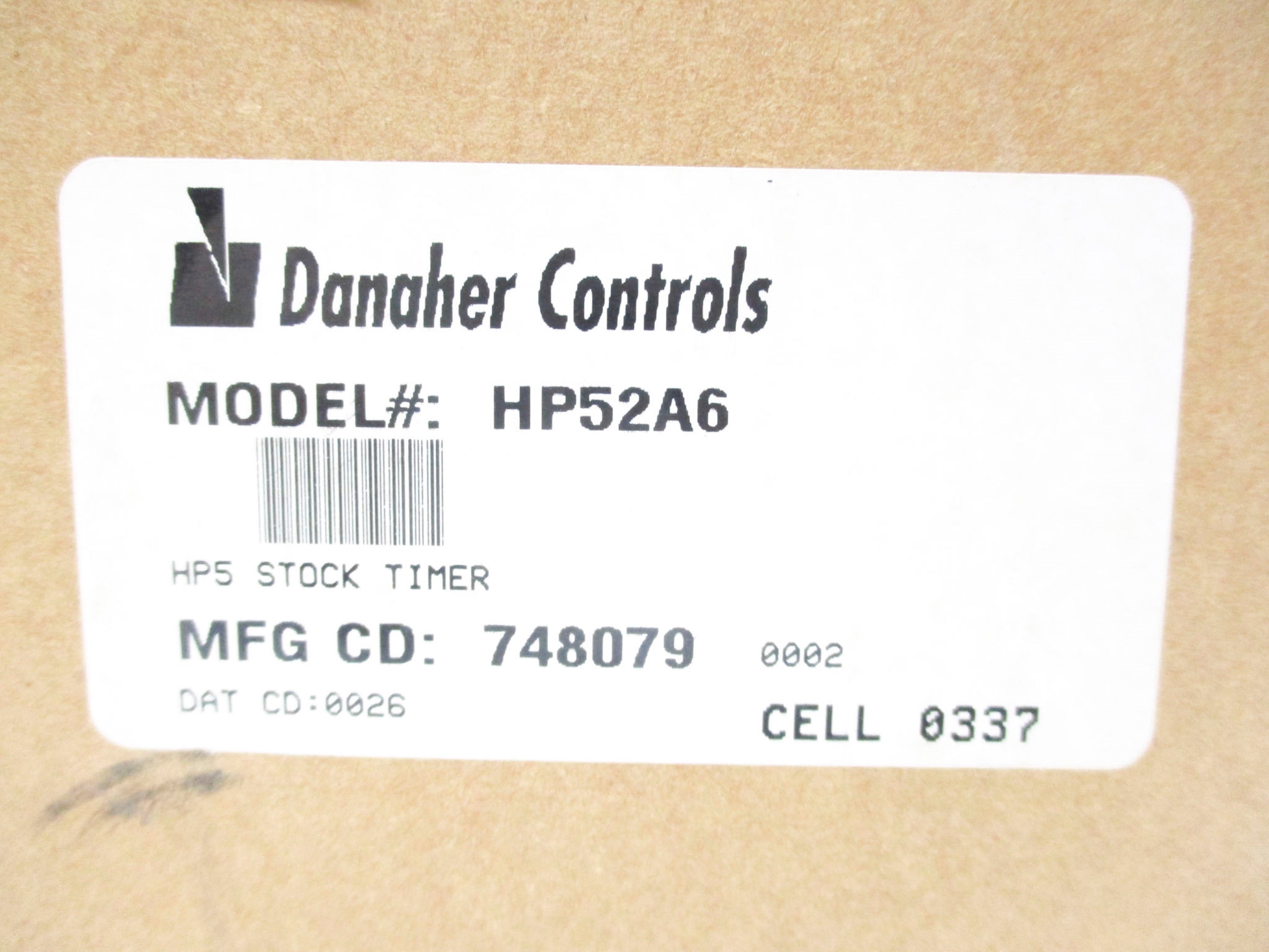 DANAHER CONTROLS HP52A6 NSMP