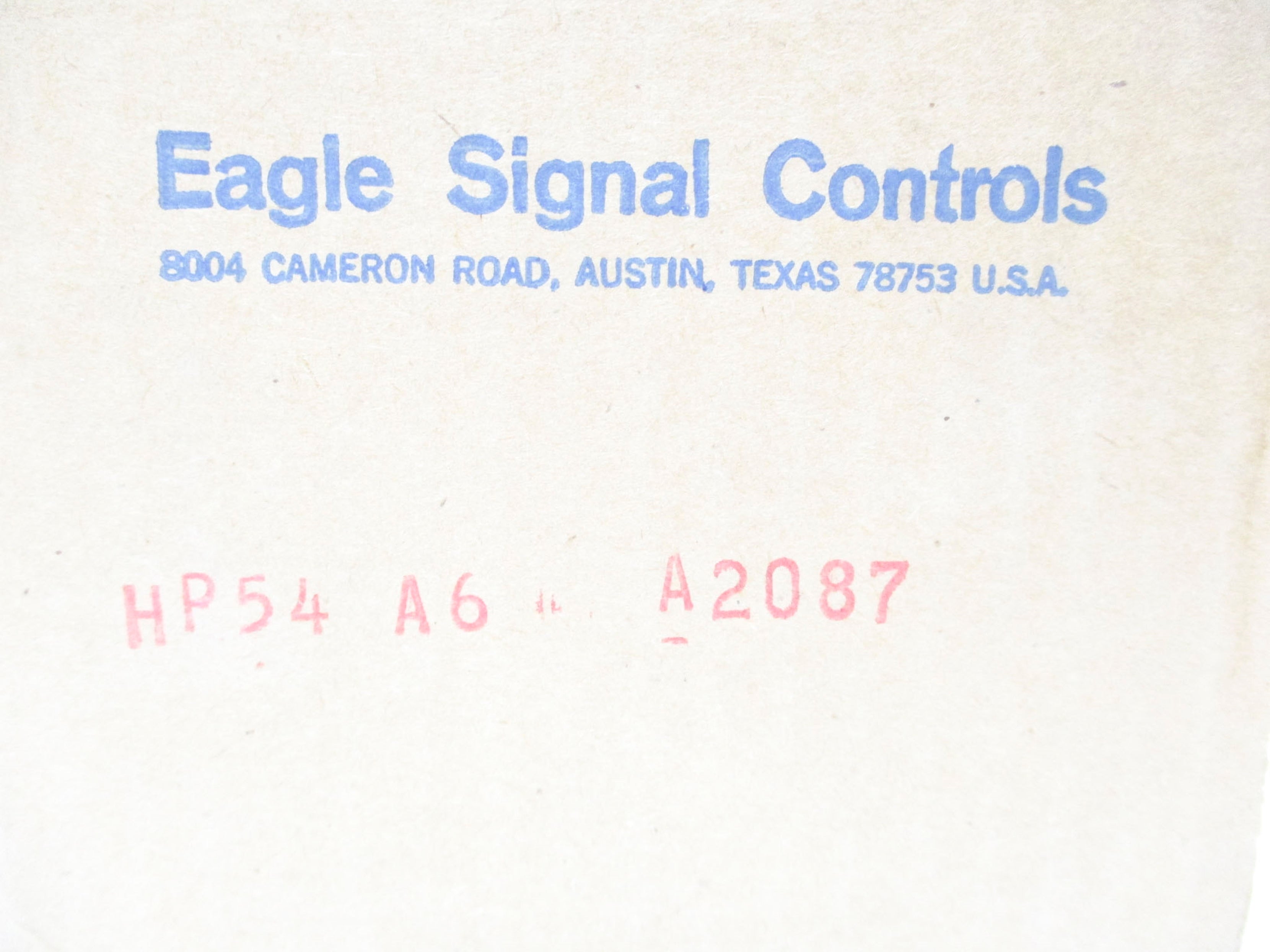 EAGLE SIGNAL HP54A6 NSMP