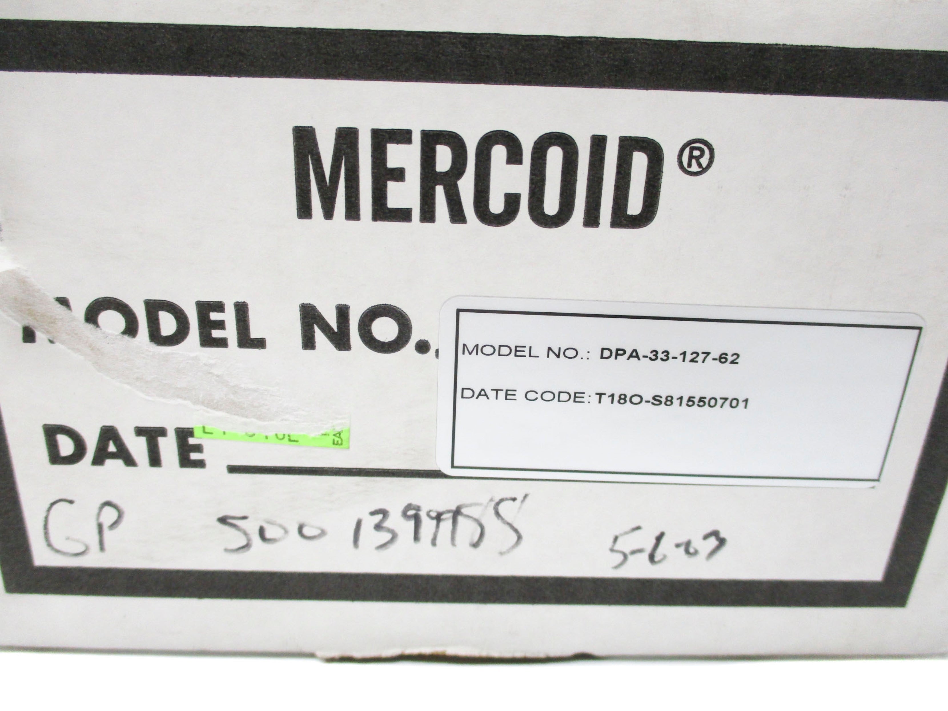 MERCOID DPA-33-127-62 NSMP