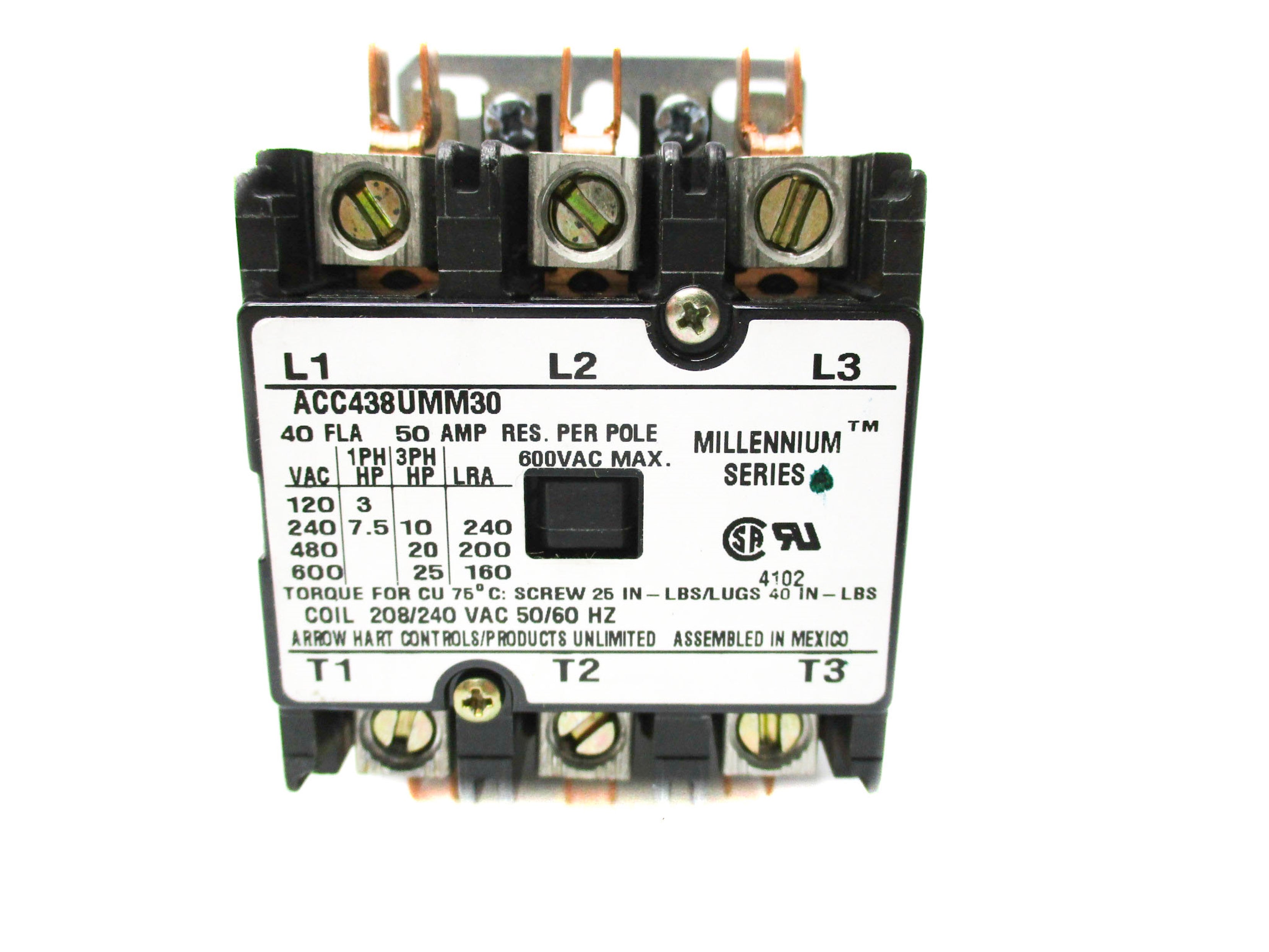 ARROW CONTROLS ACC438UMM30 208/240V NSMP