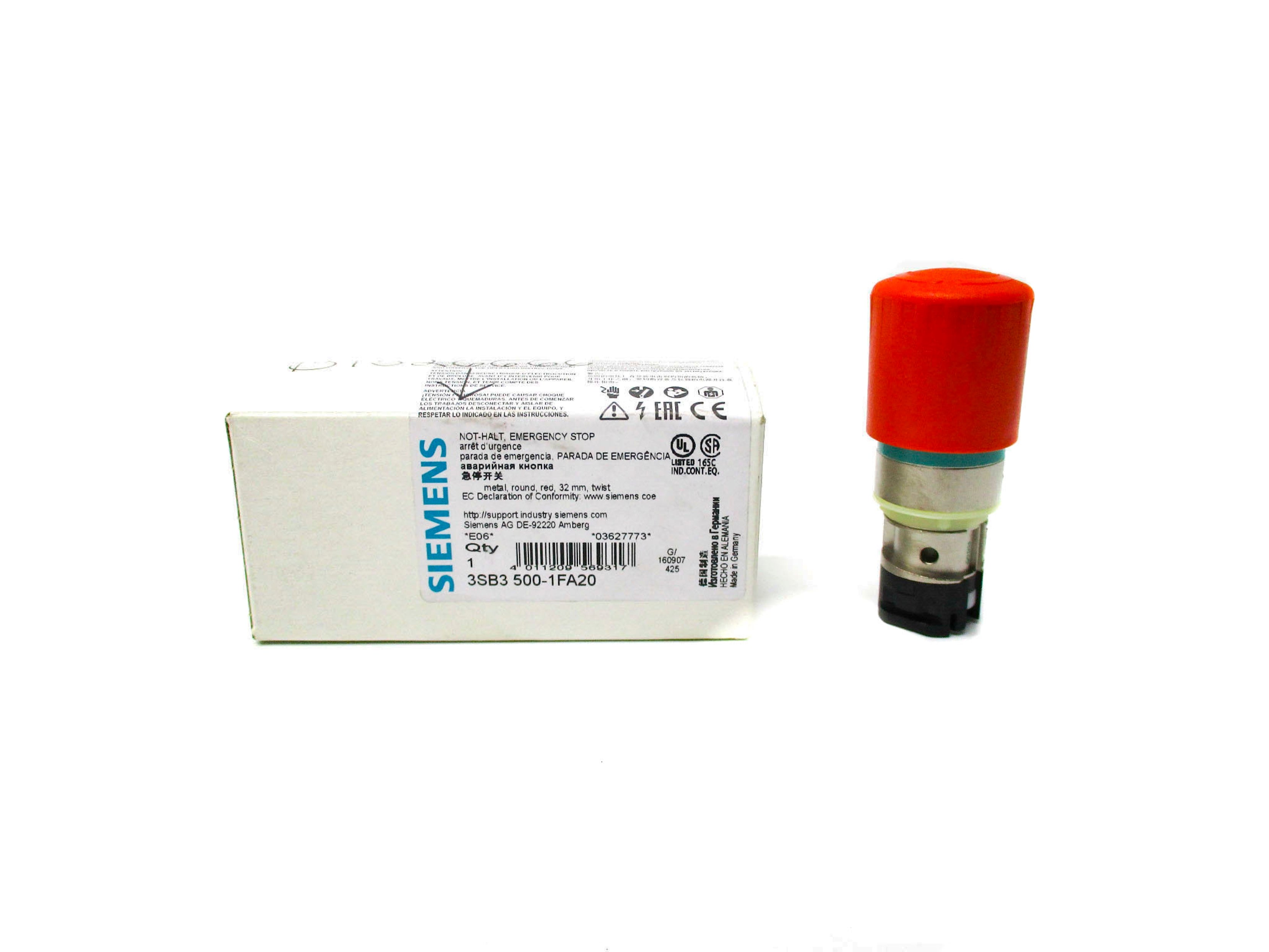 SIEMENS 3SB3500-1FA20 NSMP