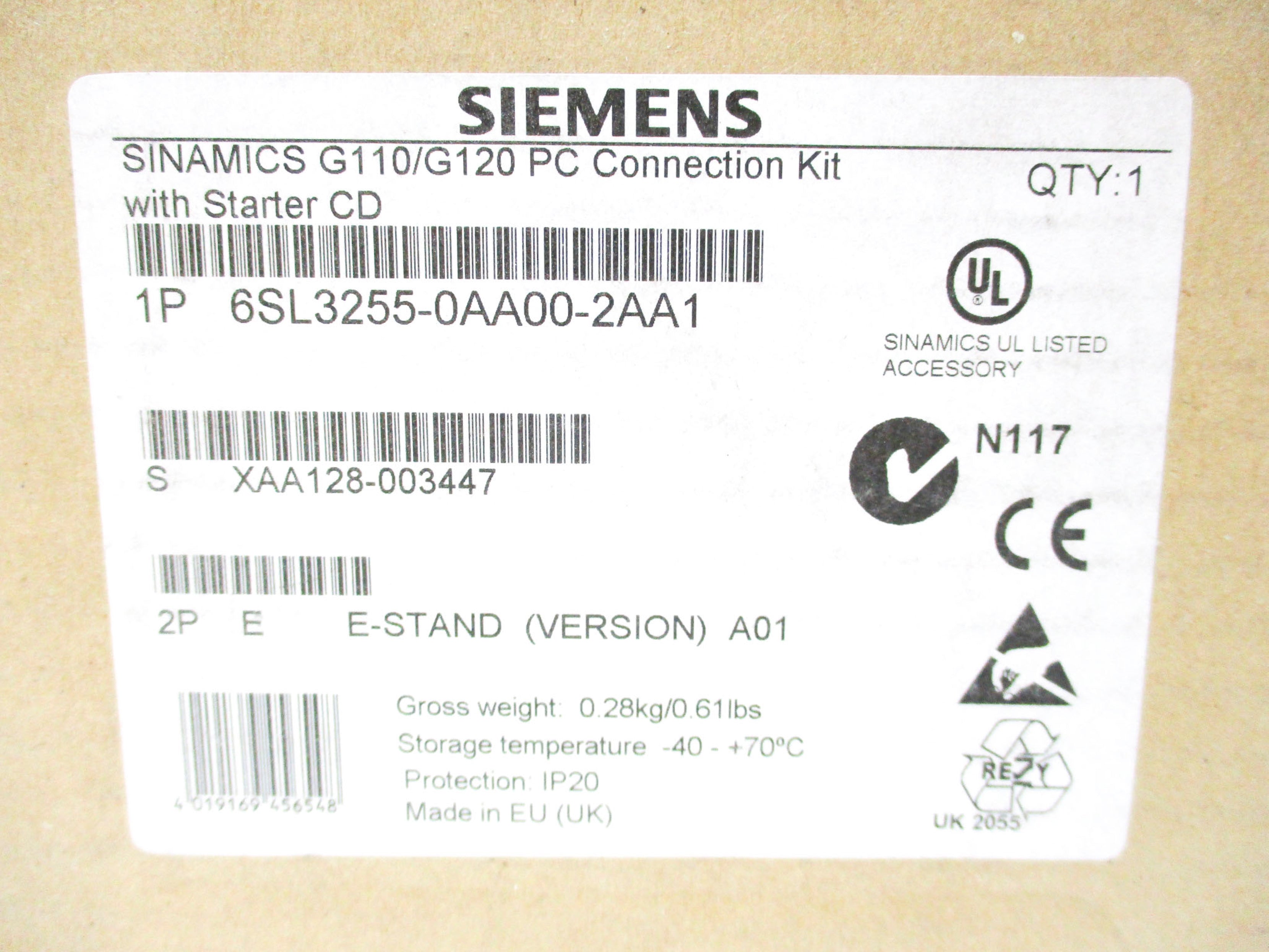 SIEMENS 6SL3255-0AA00-2AA1 NSMP