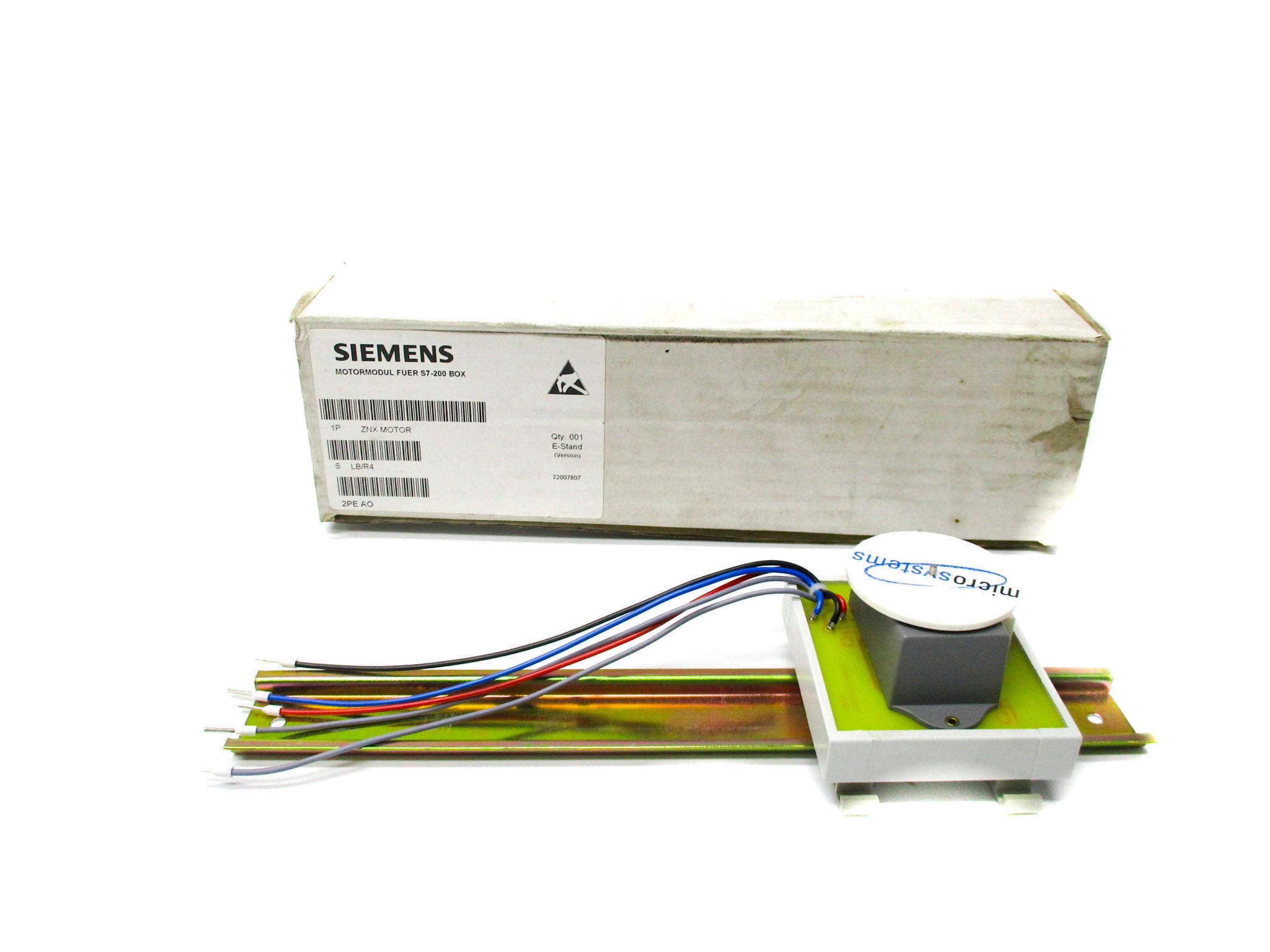 SIEMENS ZNXMOTOR NSMP