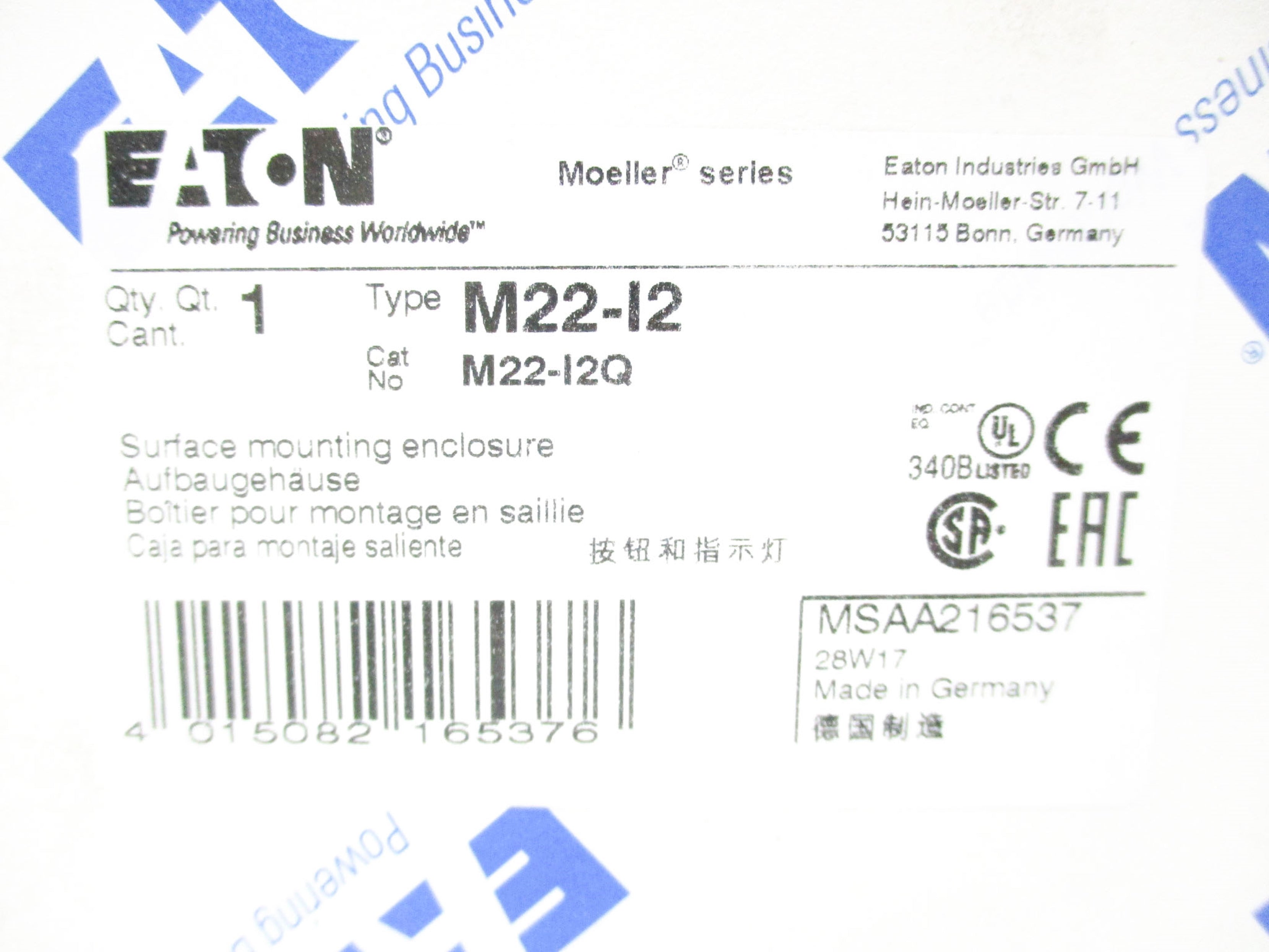 EATON M22-I2 NSMP