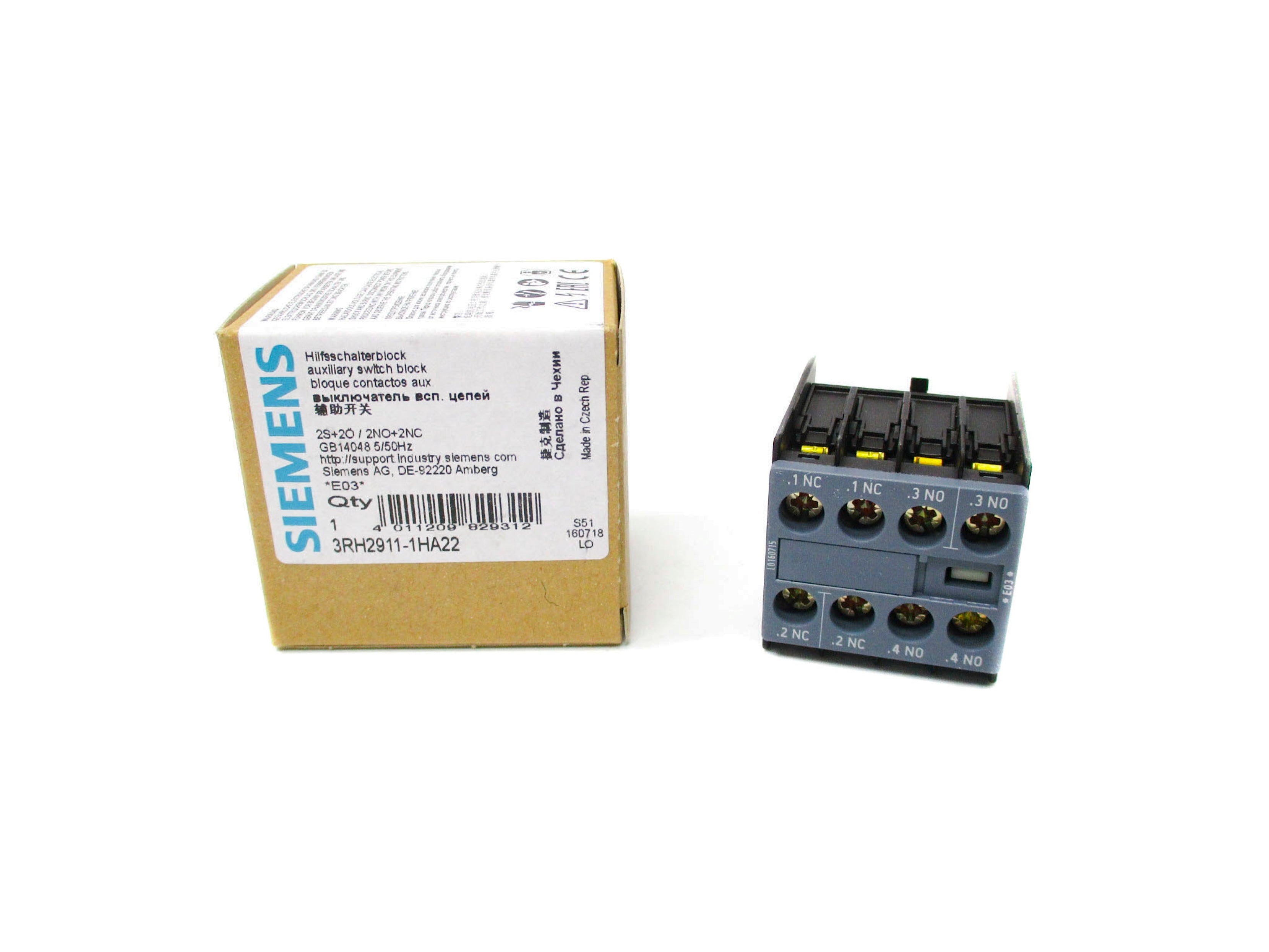 SIEMENS 3RH2911-1HA22 240V 10A NSMP