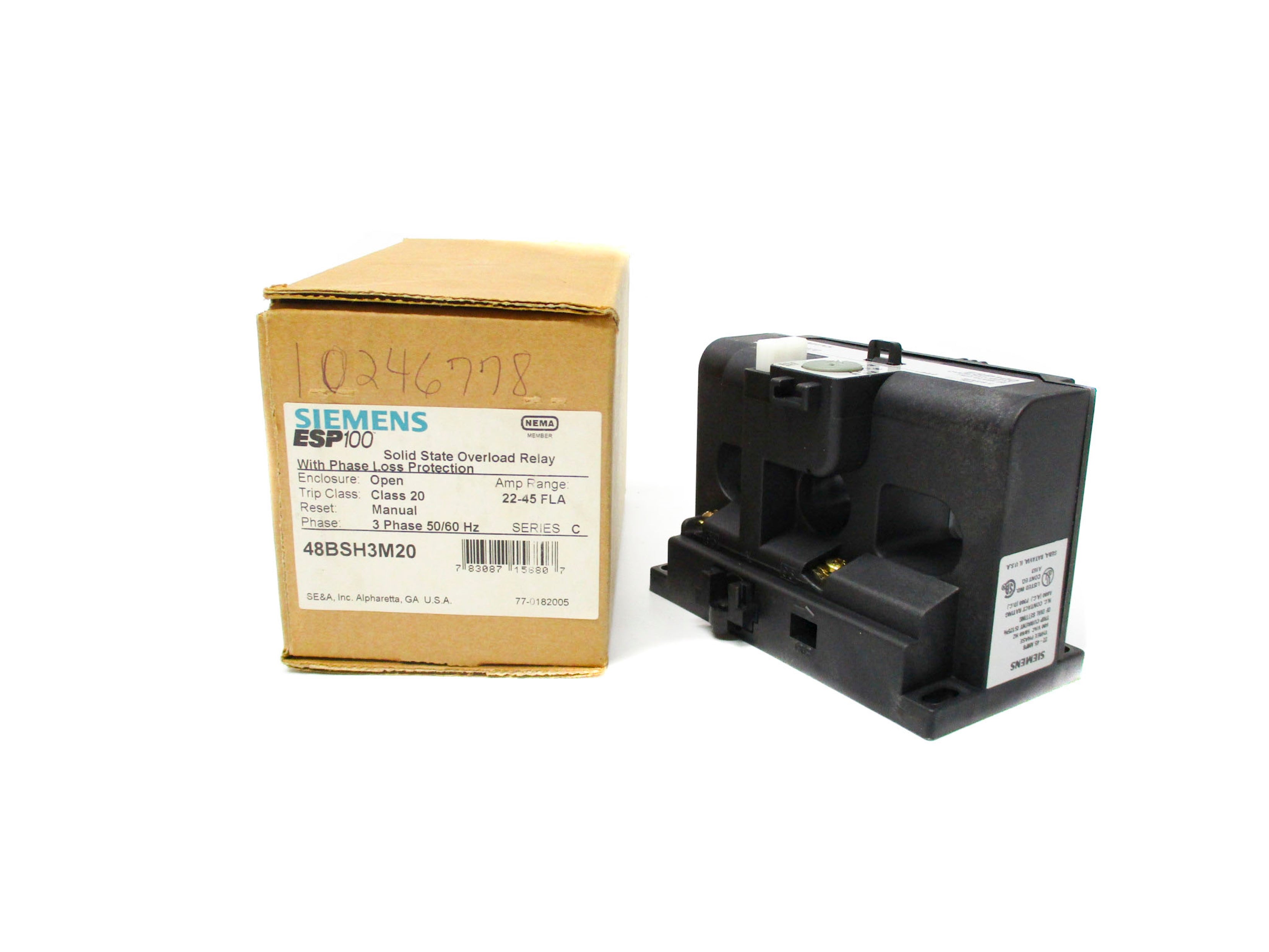 SIEMENS 48BSH3M20 22-45A SER. C NSMP