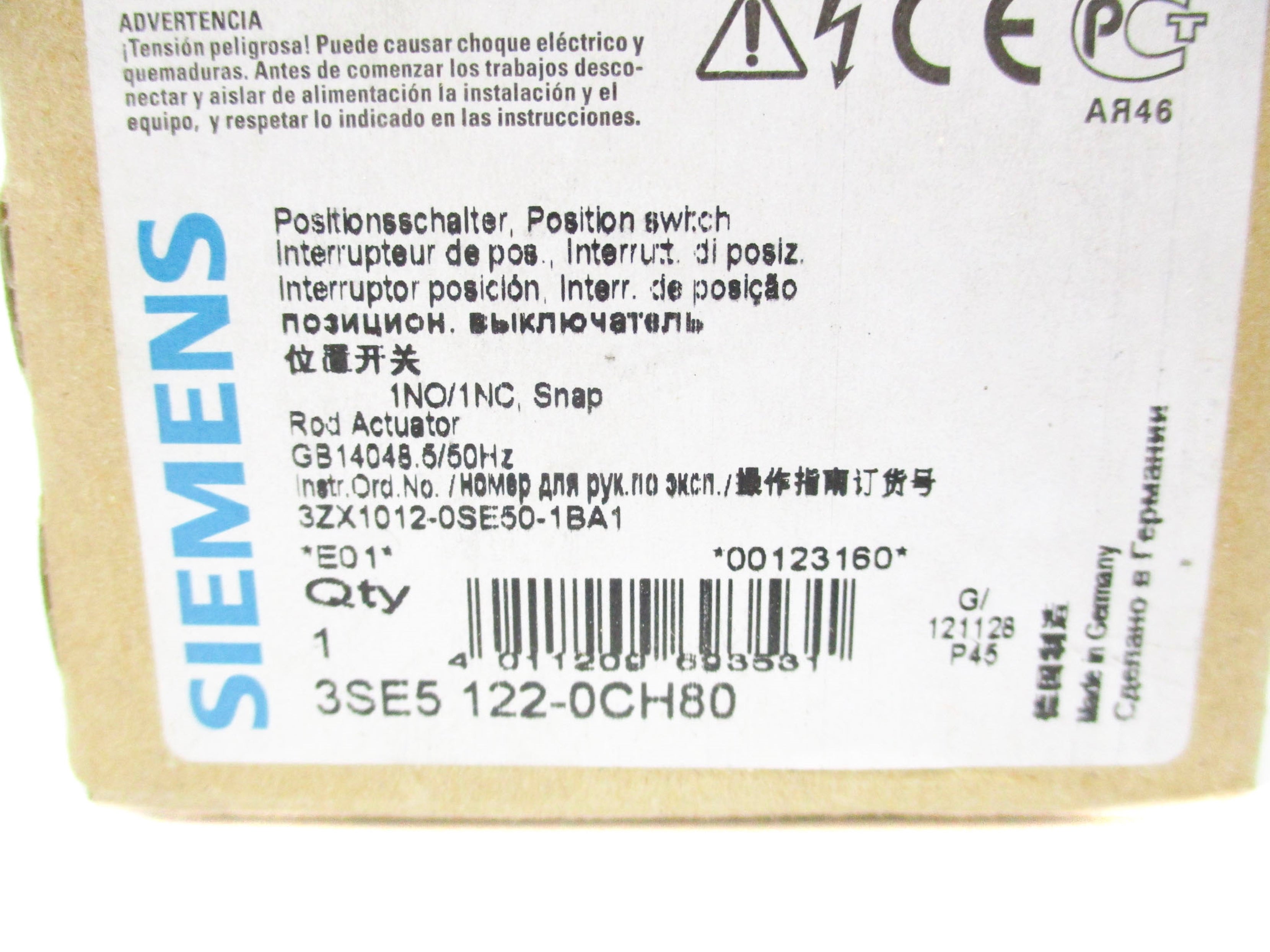 SIEMENS 3SE5122-0CH80 NSMP