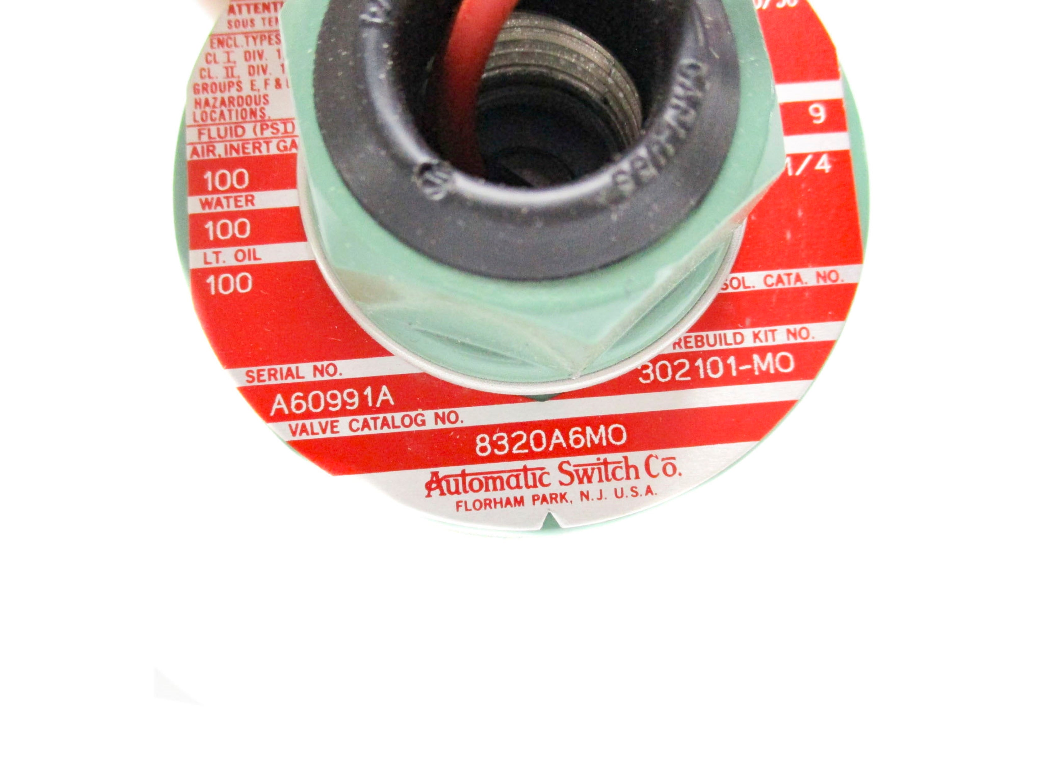 ASCO 8320A6MO 100 PSI NSMP
