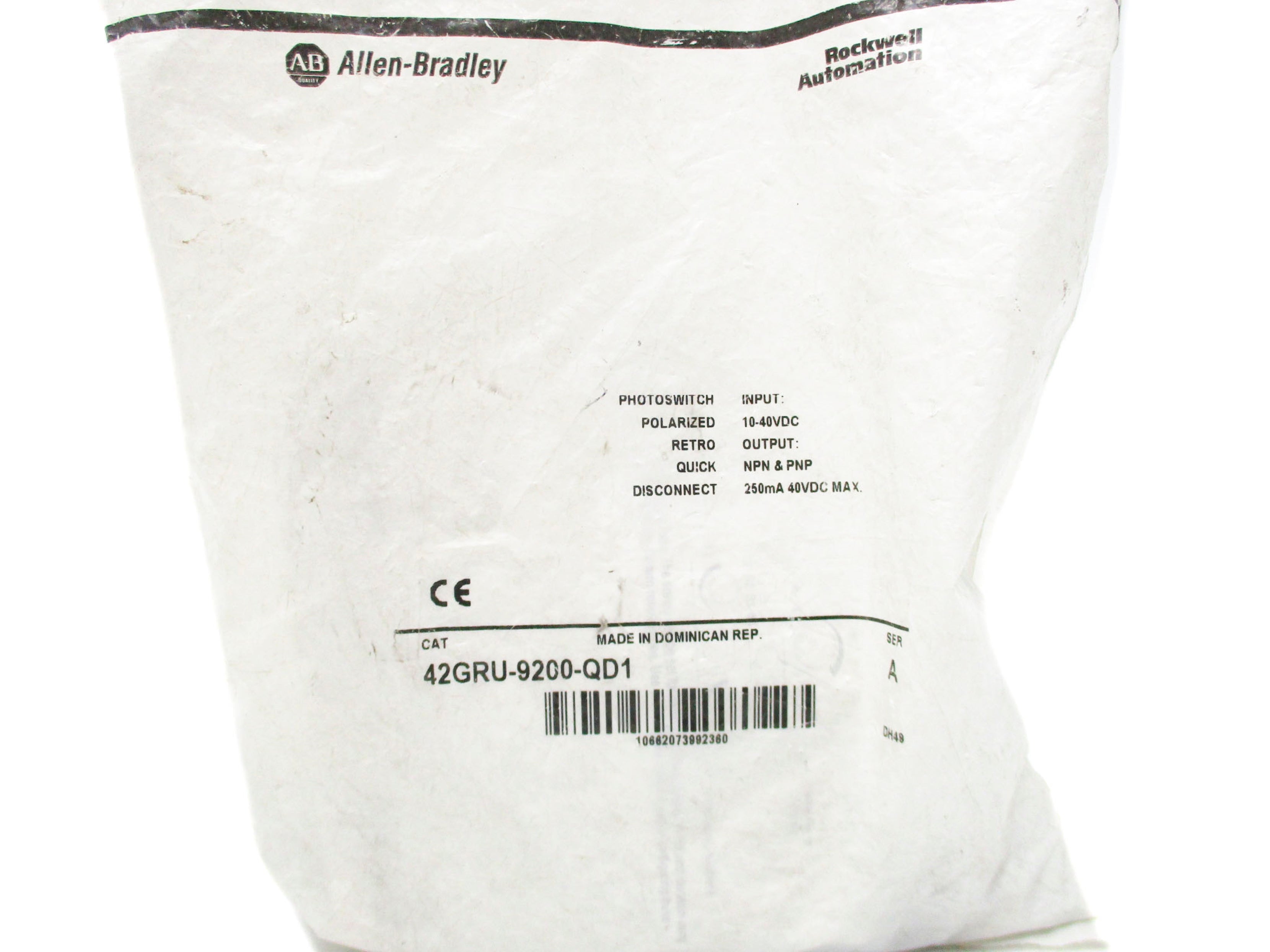 ALLEN BRADLEY 42GRU-9200-QD1 SER. A NSMP