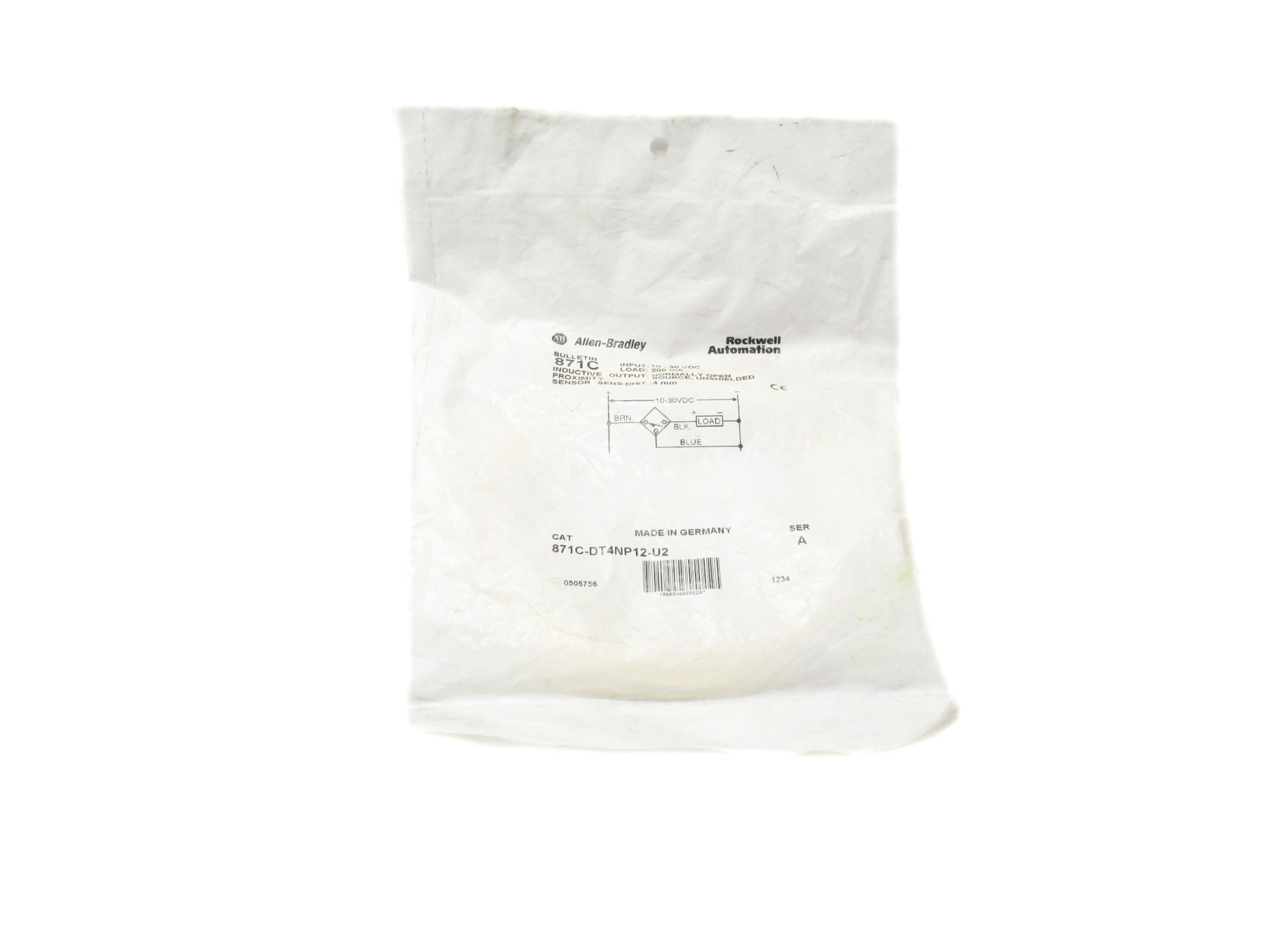 ALLEN BRADLEY 871C-DT4NP12-U2 SER. A NSMP