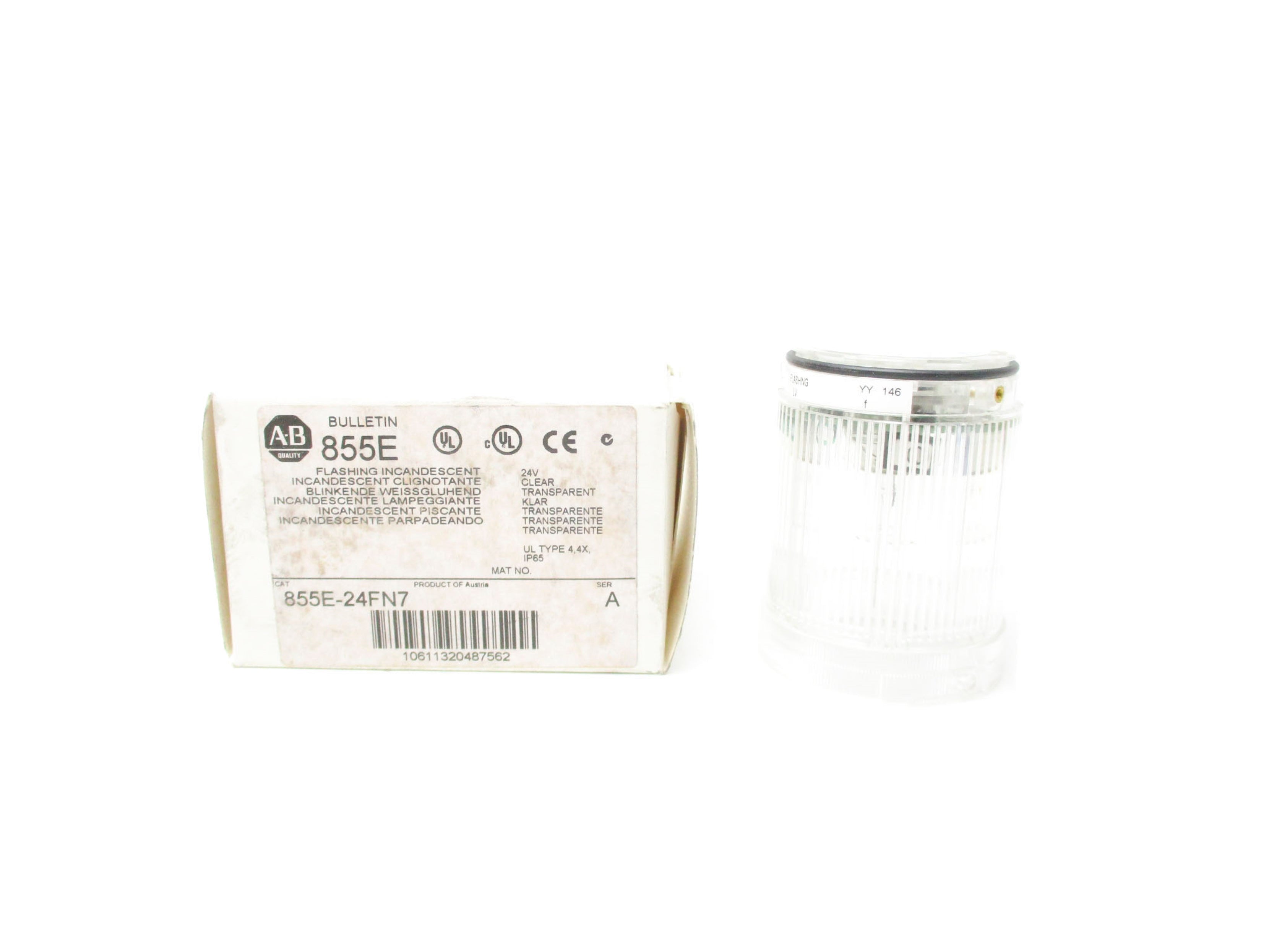 ALLEN BRADLEY 855E-24FN7 SER. A (WH) NSMP