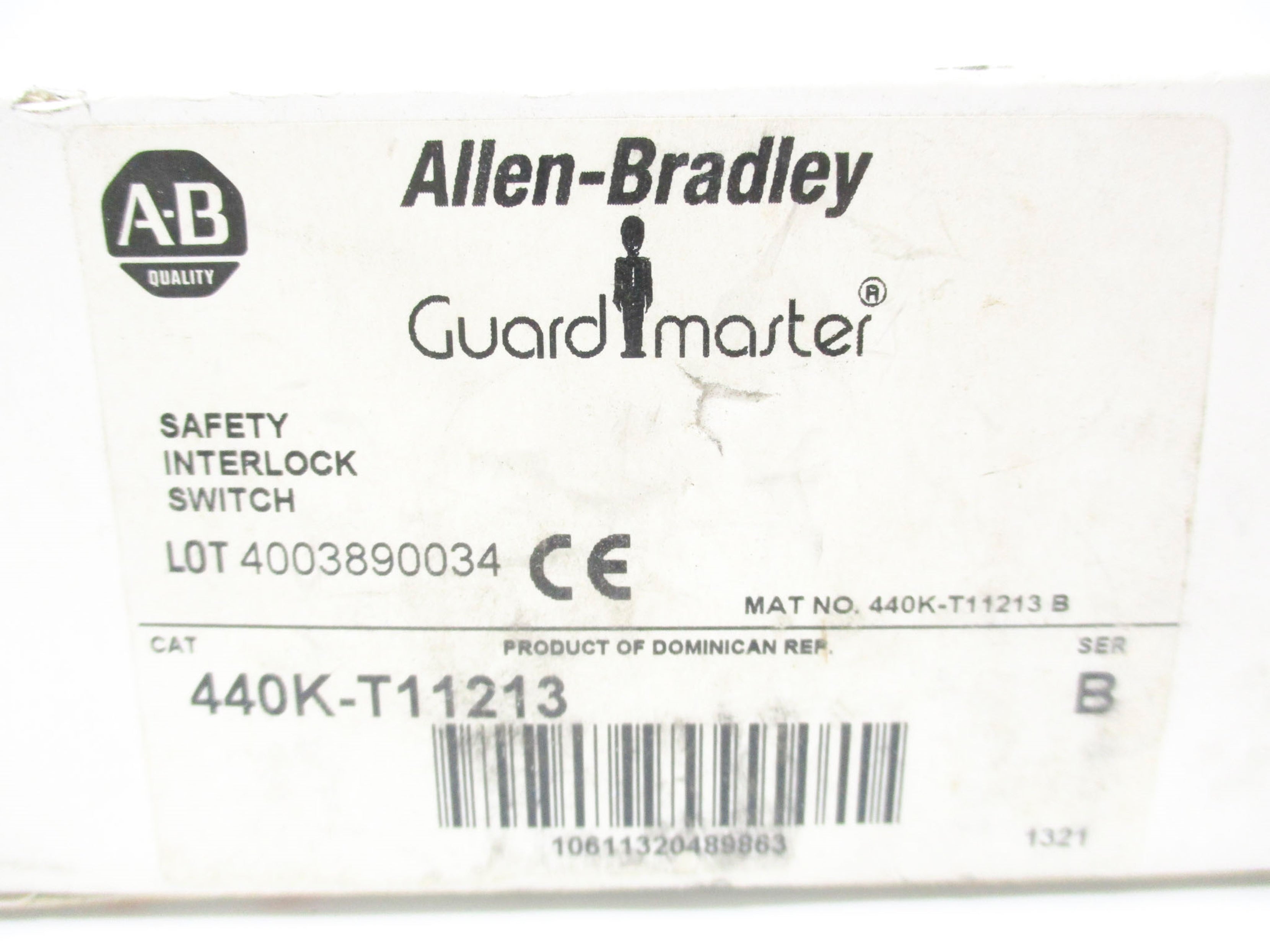 ALLEN BRADLEY 440K-T11213 SER. B (WH) NSMP