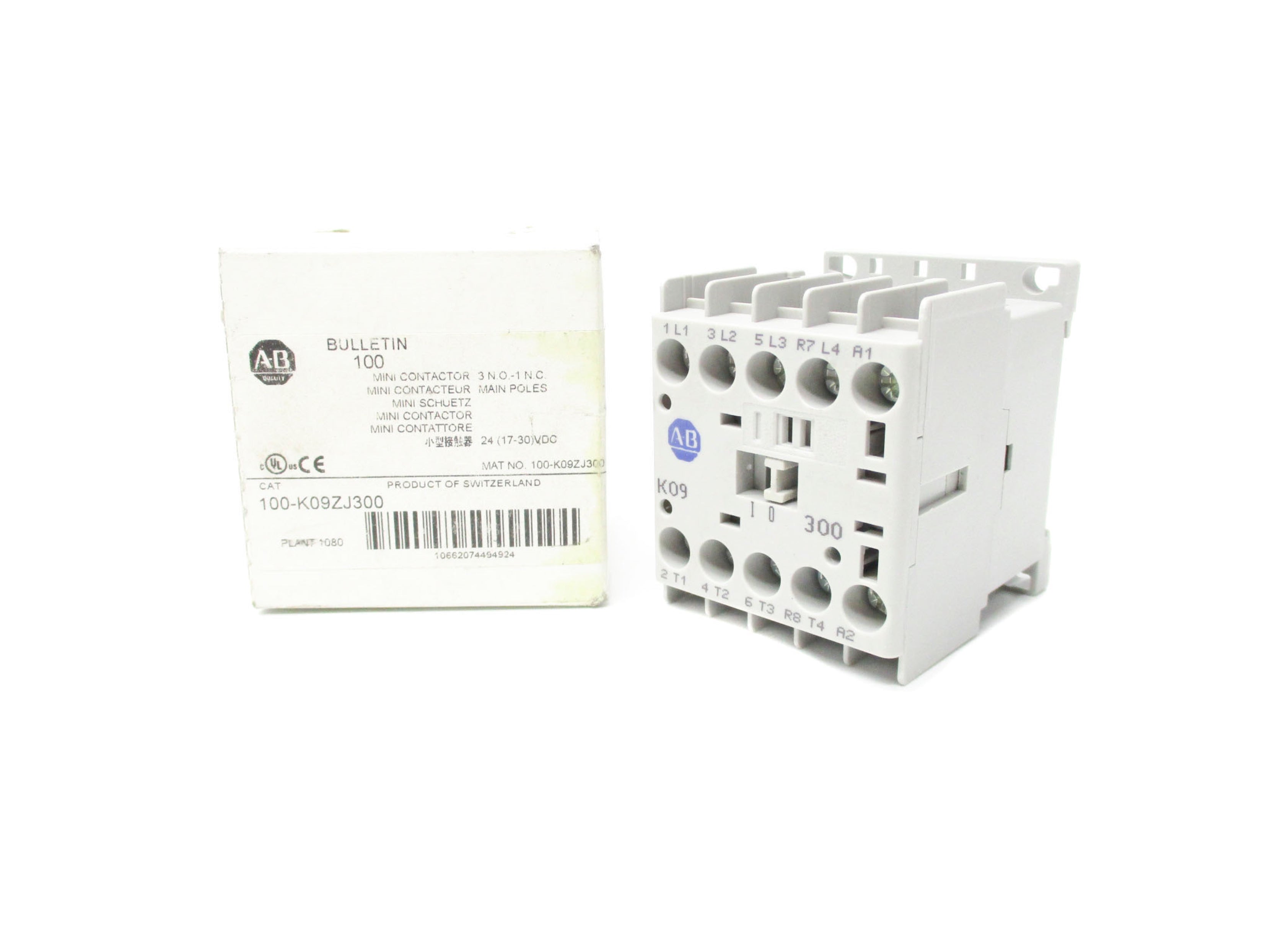 ALLEN BRADLEY 100-K09ZJ300 SER. A 24V (WH) NSMP