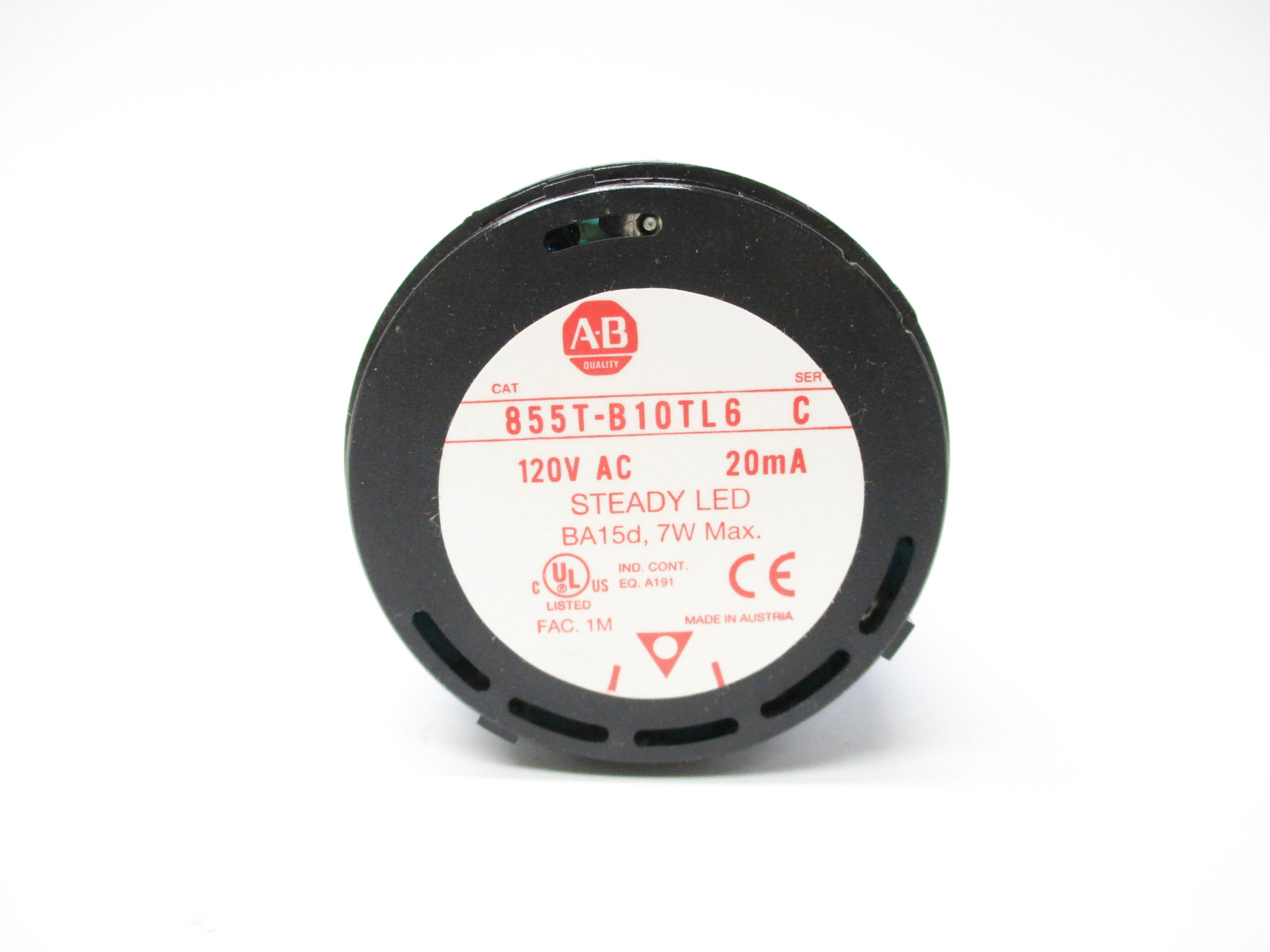 ALLEN BRADLEY 855T-B10TL6 SER. C (WH) NSMP