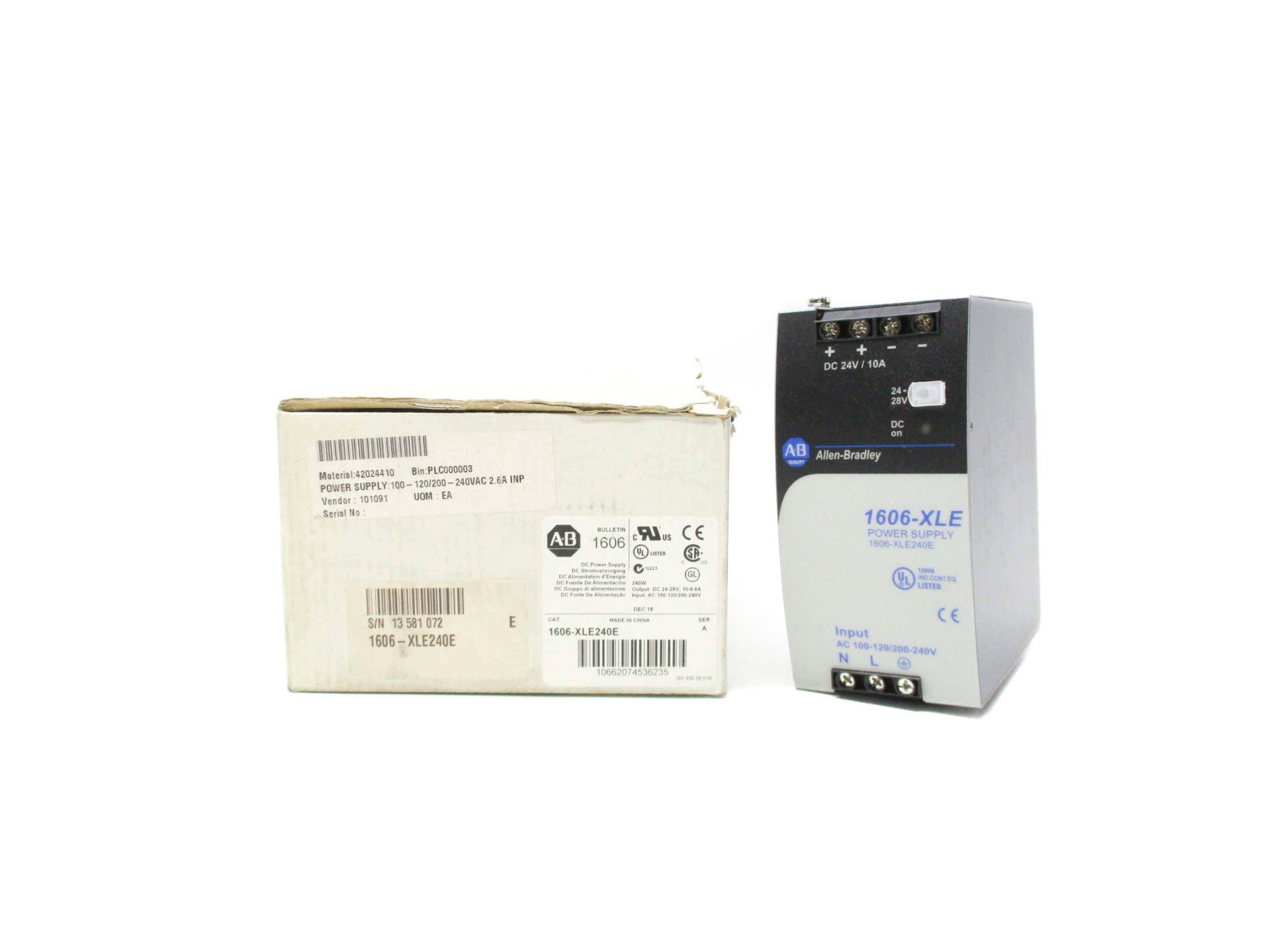 ALLEN BRADLEY 1606-XLE240E SER. A (WH) NSMP