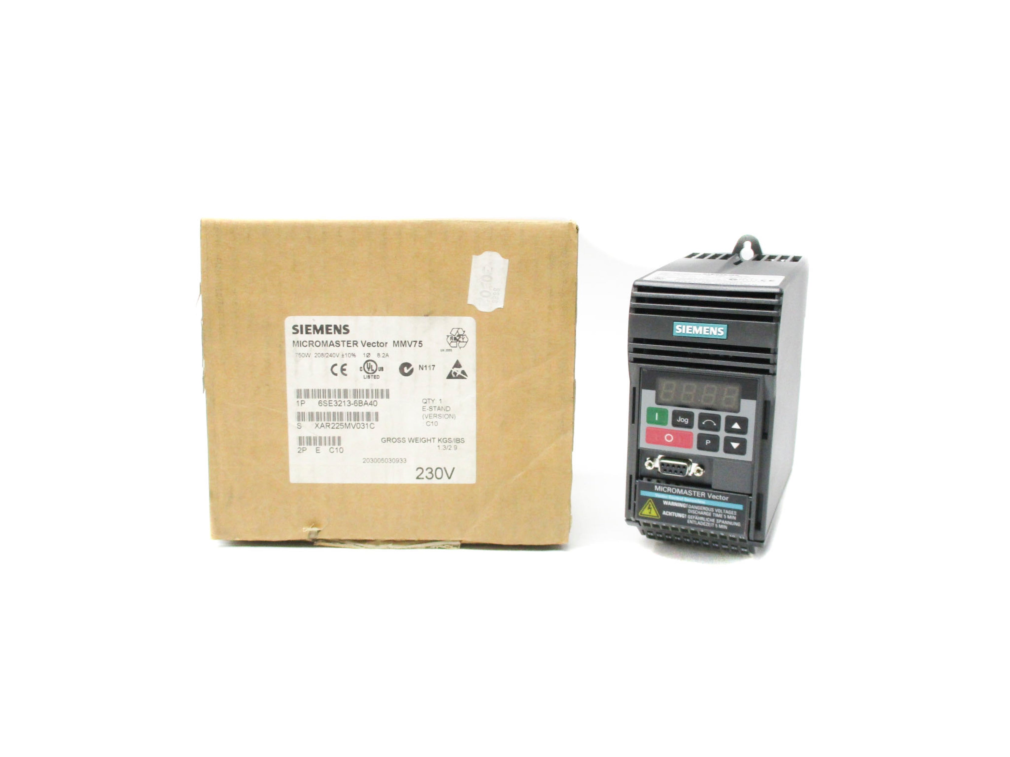 SIEMENS 6SE3213-6BA40 NSMP