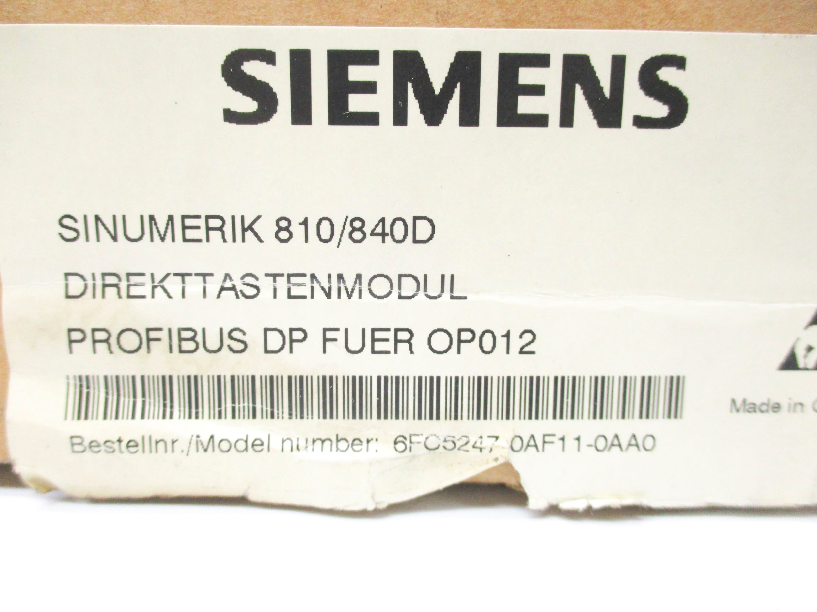 SIEMENS 6FC5247-0AF11-0AA0 NSMP