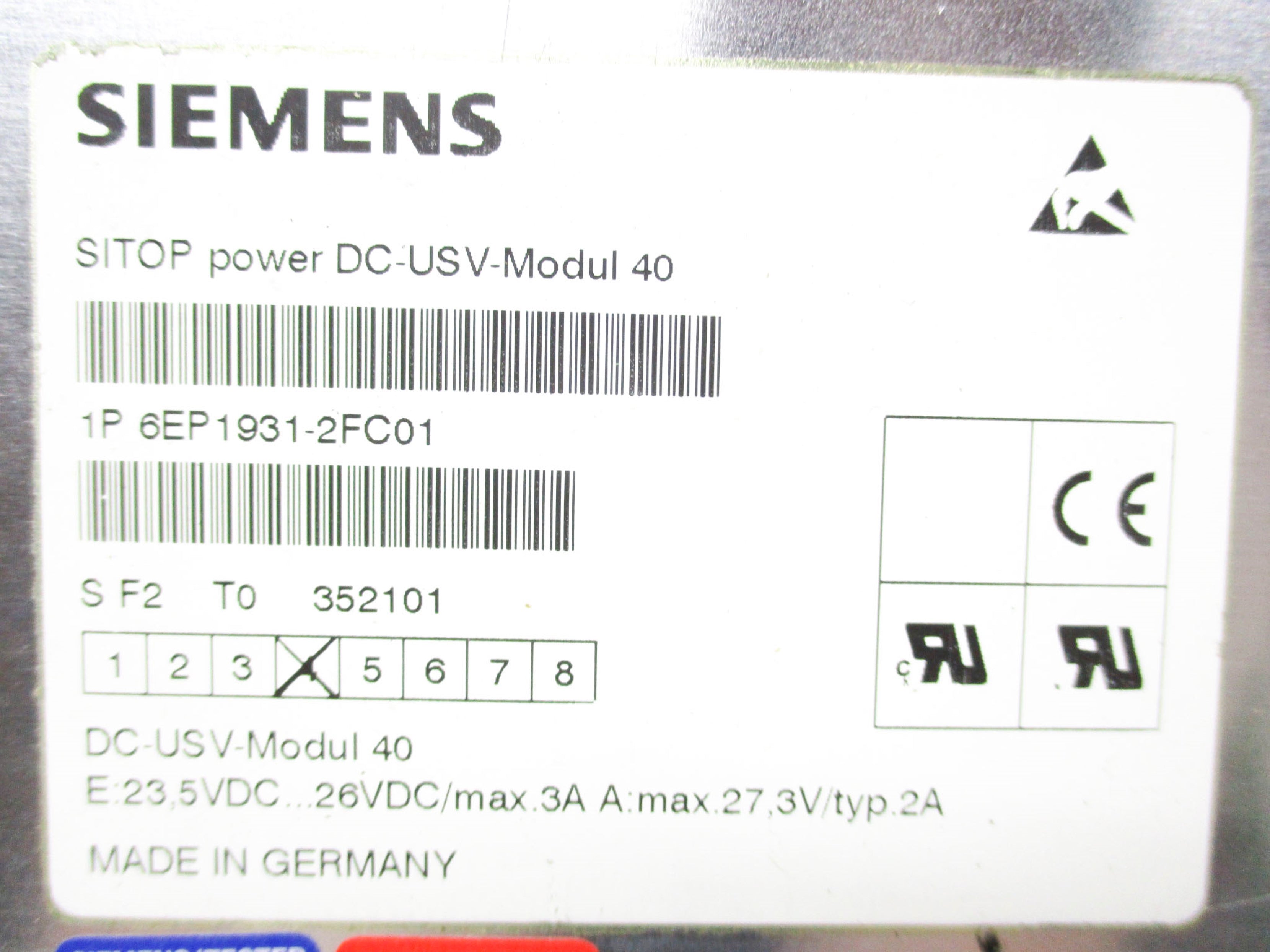 SIEMENS 6EP1931-2FC01 NSMP