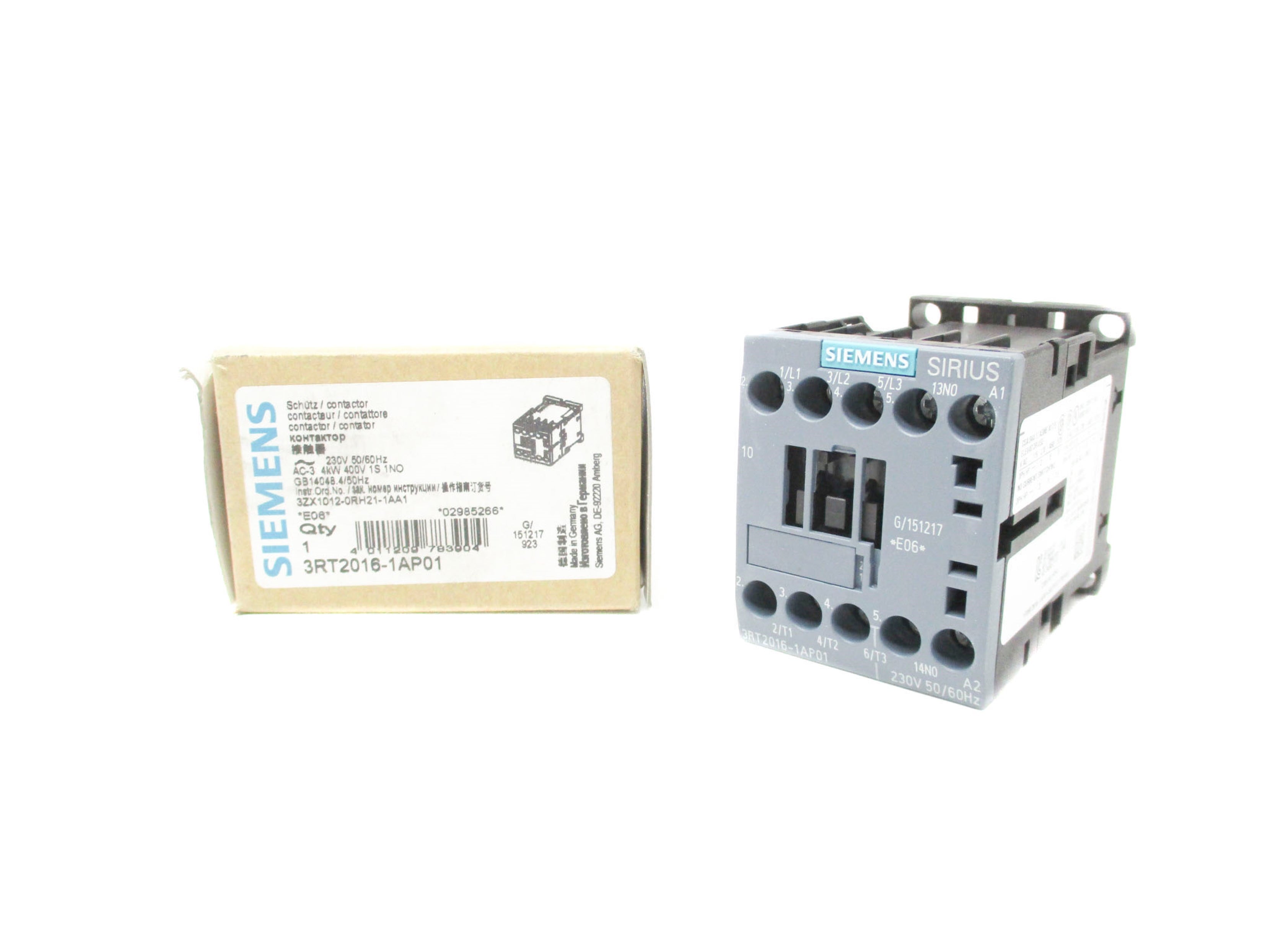 SIEMENS 3RT2016-1AP01 230V NSMP