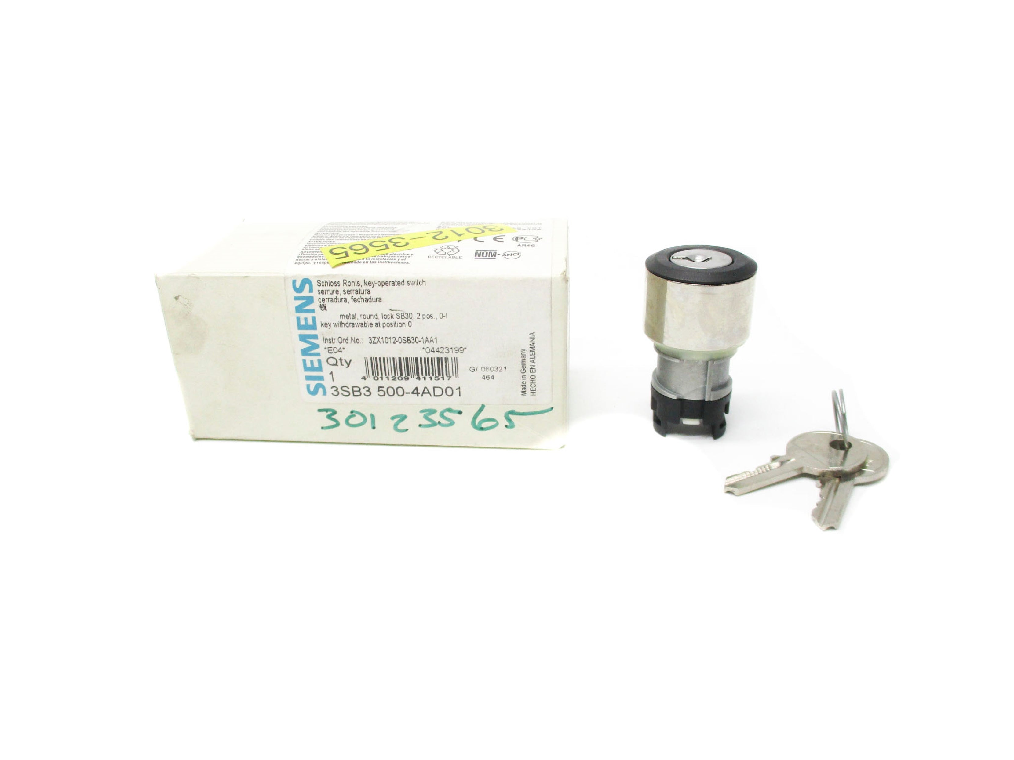 SIEMENS 3SB3500-4AD01 NSMP
